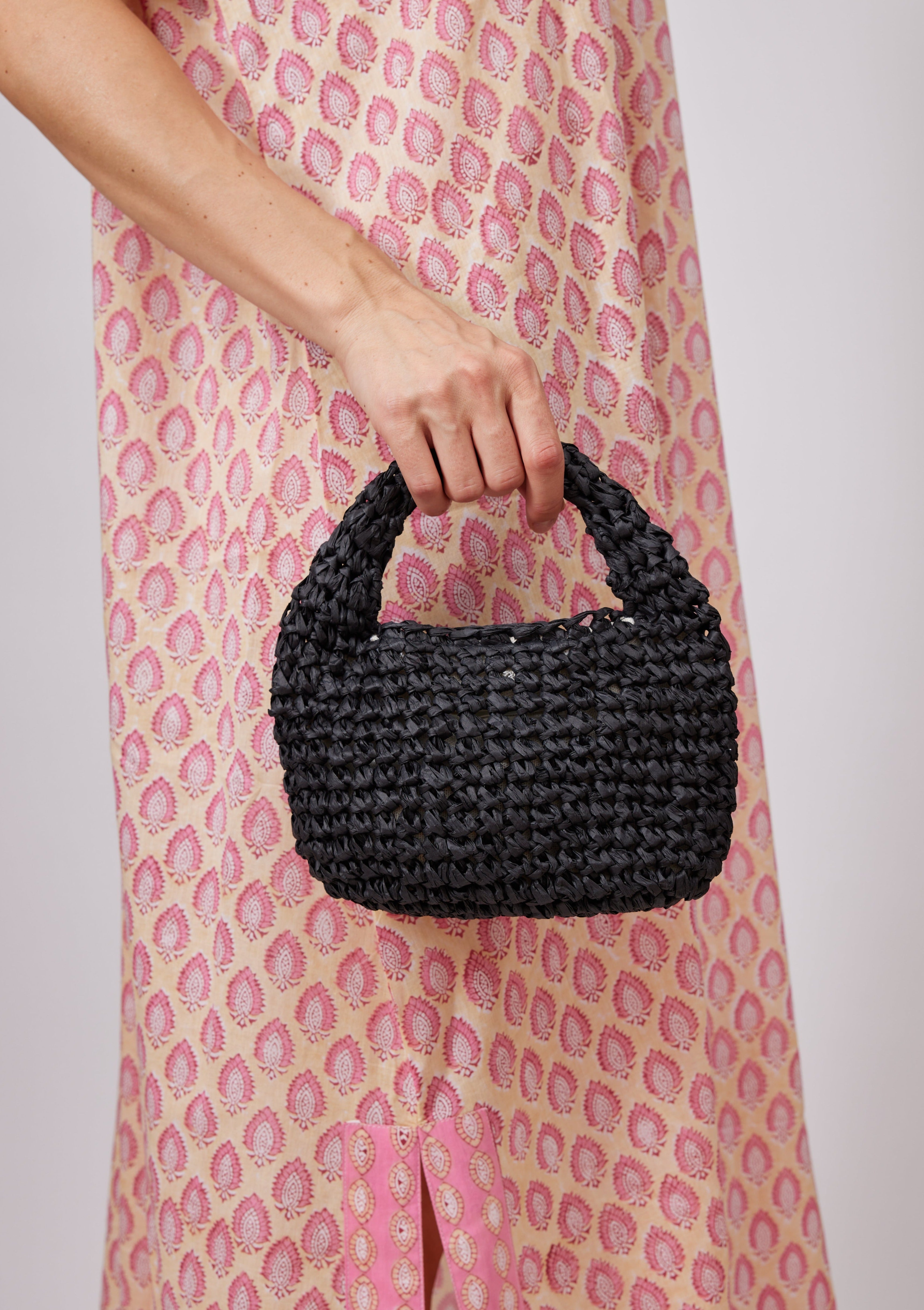 Micro Slouch Bag- Black