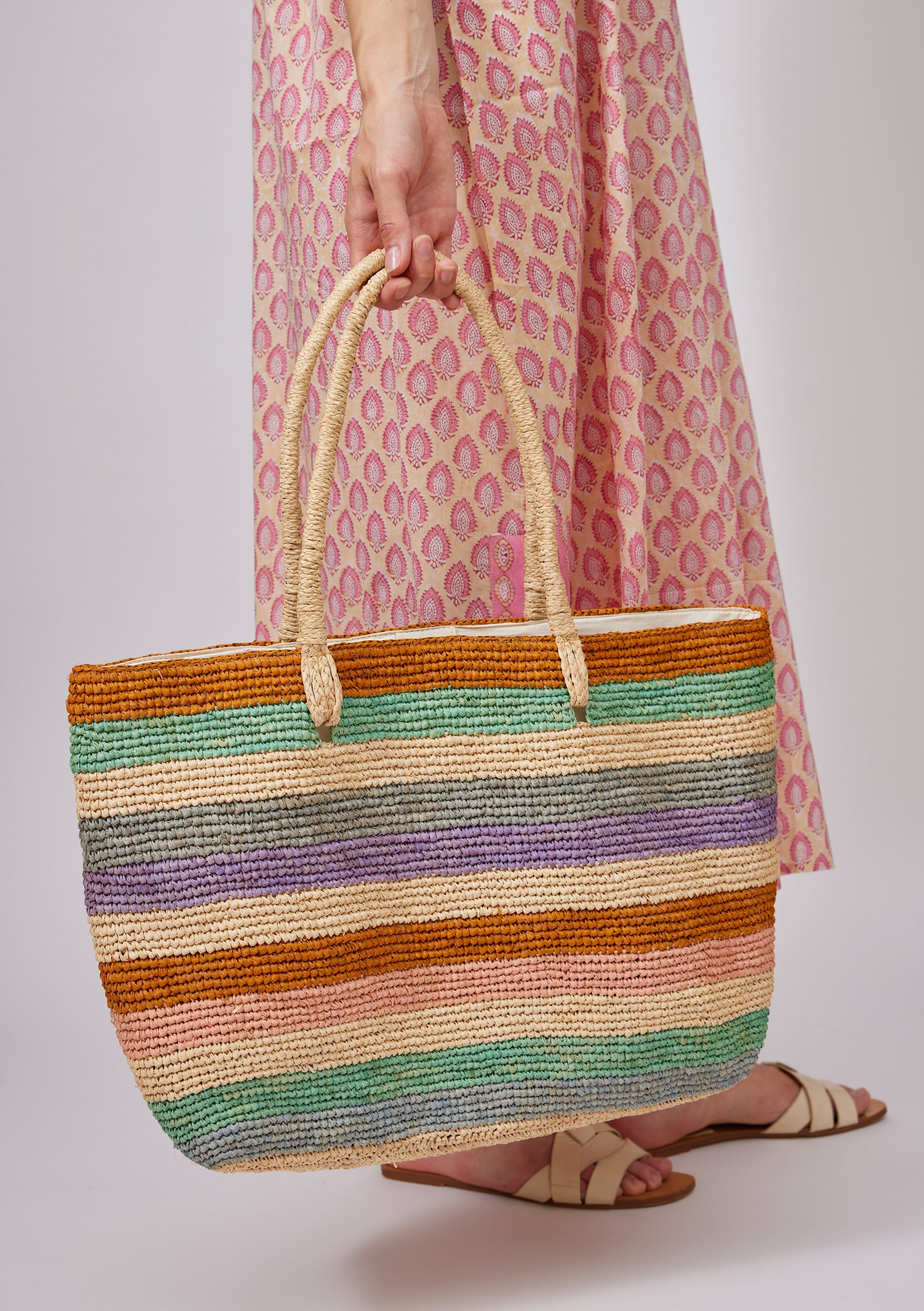 Seaglass Stripe Tote