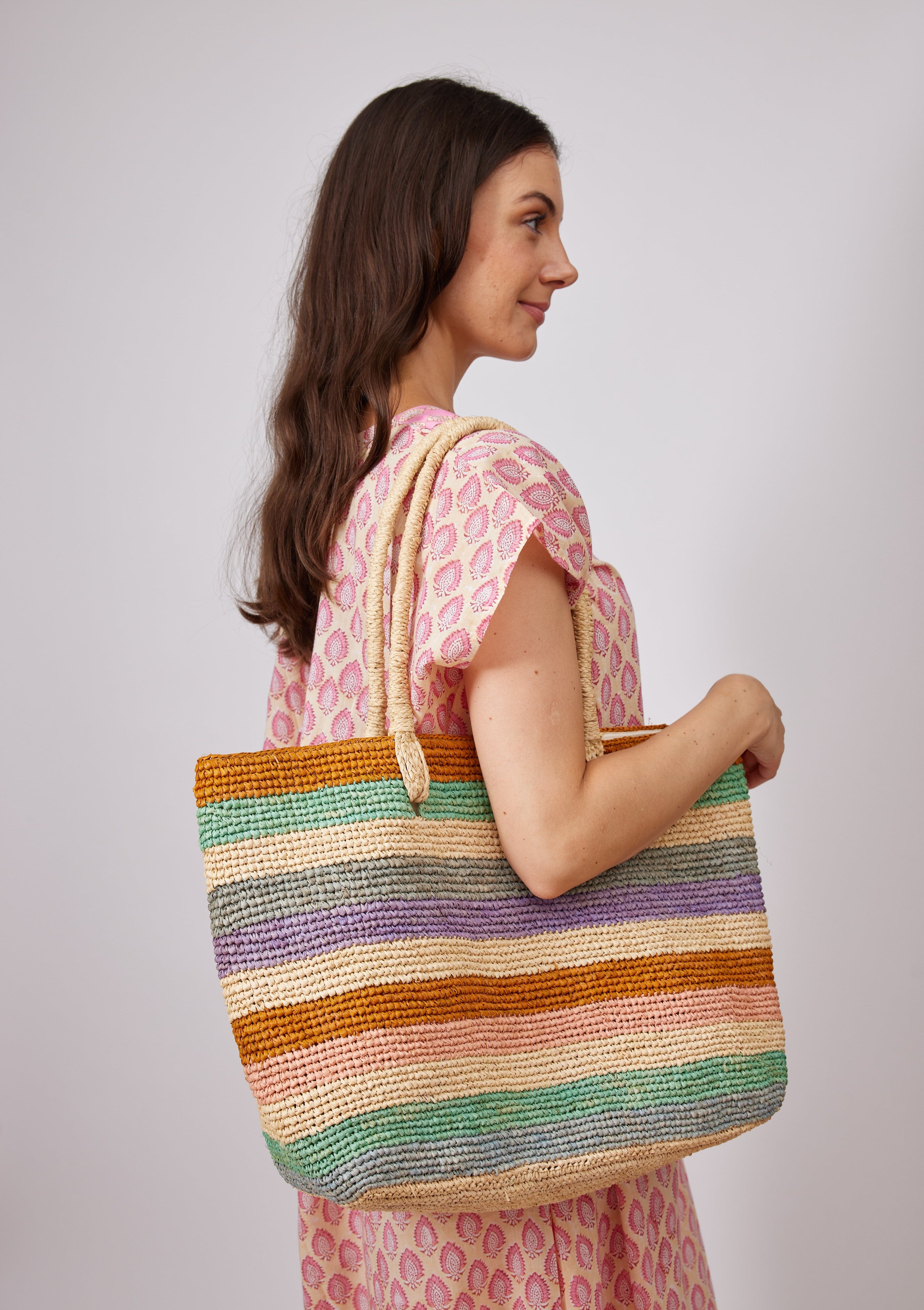 Seaglass Stripe Tote