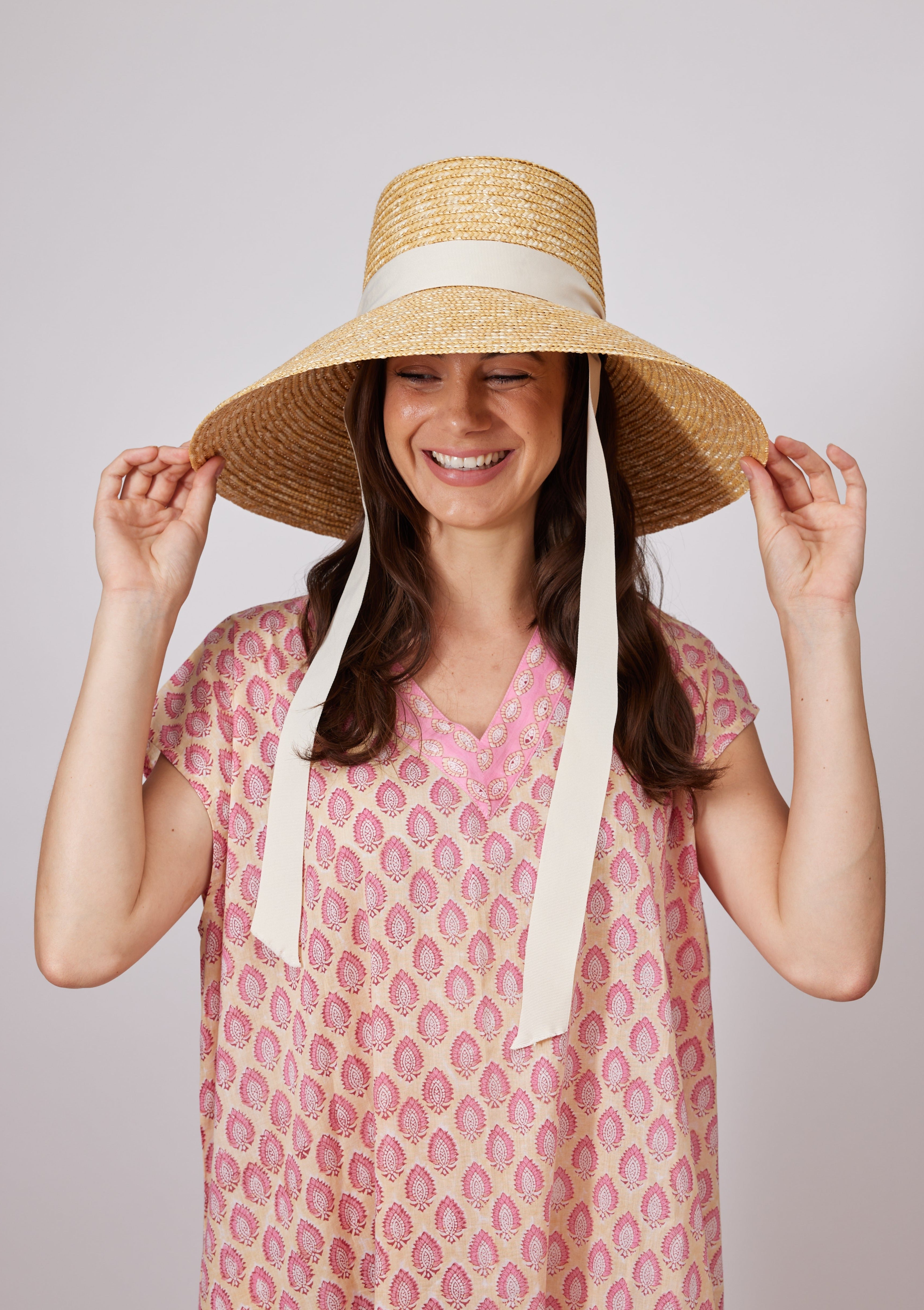 Cora Sunhat- Natural/ivory