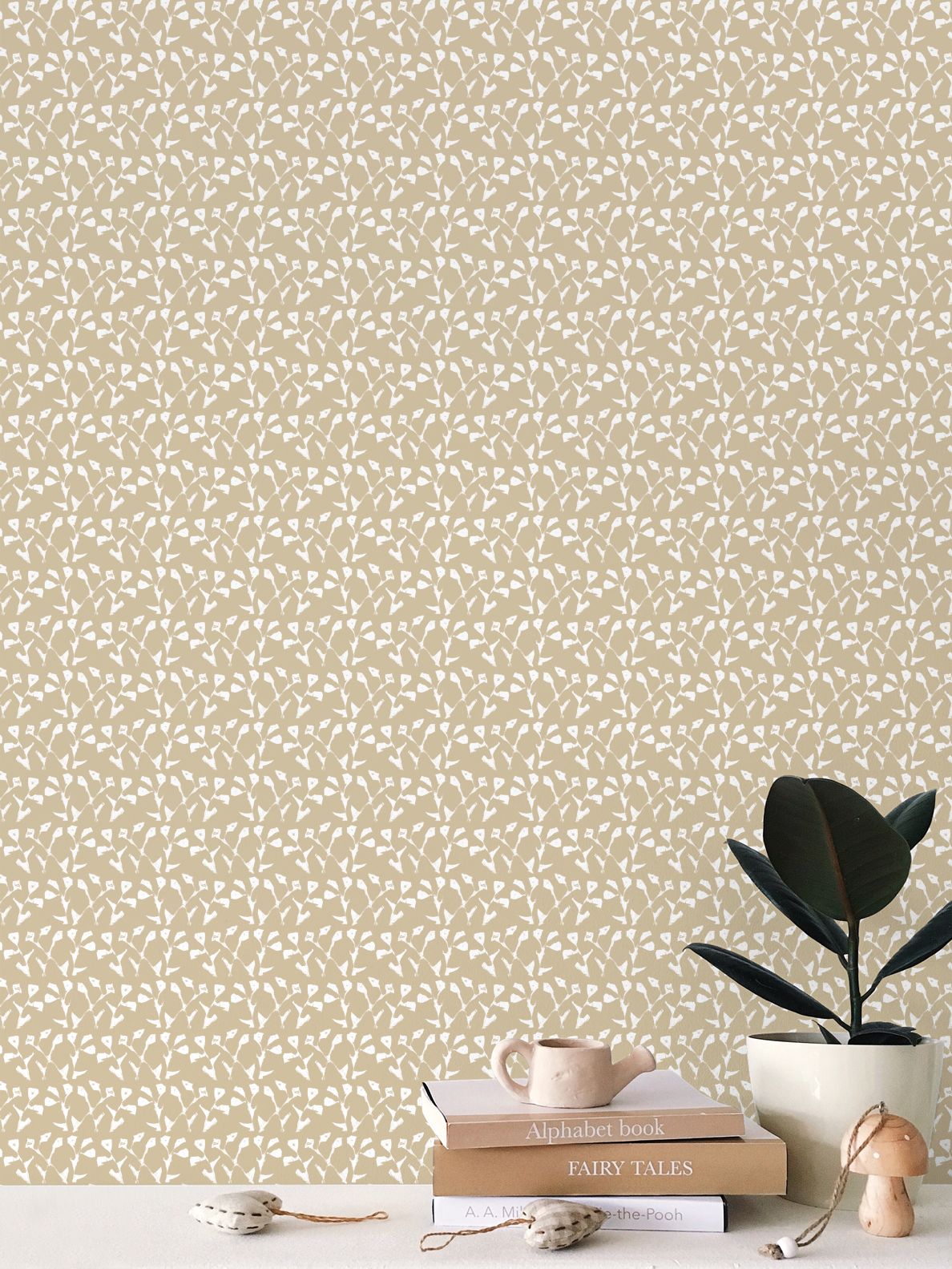 Genevieve Wallpaper (linen)