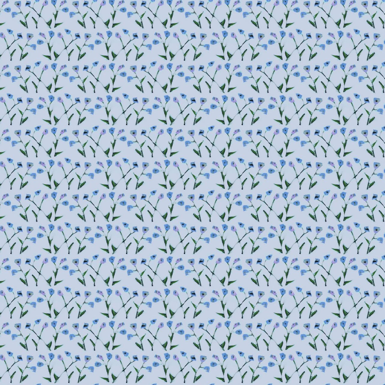 Genevieve Fabric (periwinkle Multi)