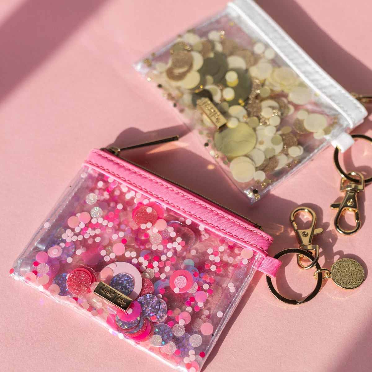 Spirit Squad Confetti Keychain Wallet