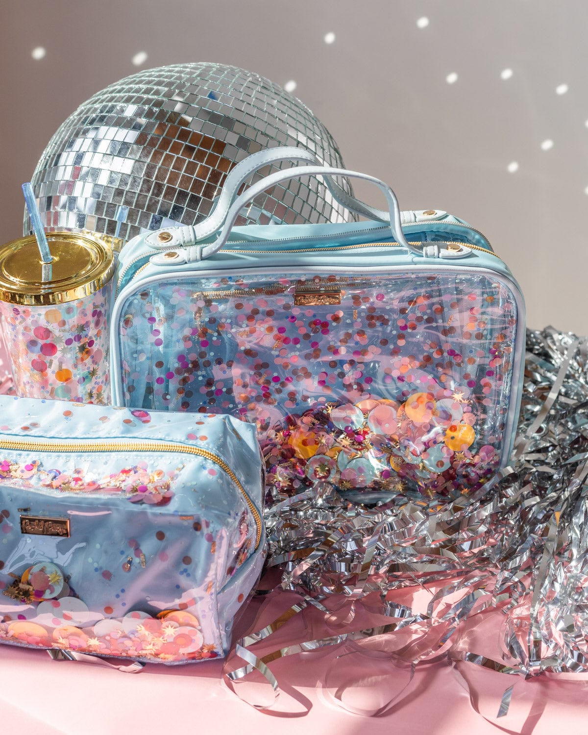 Confetti Travel Makeup And Cosmetic Bag