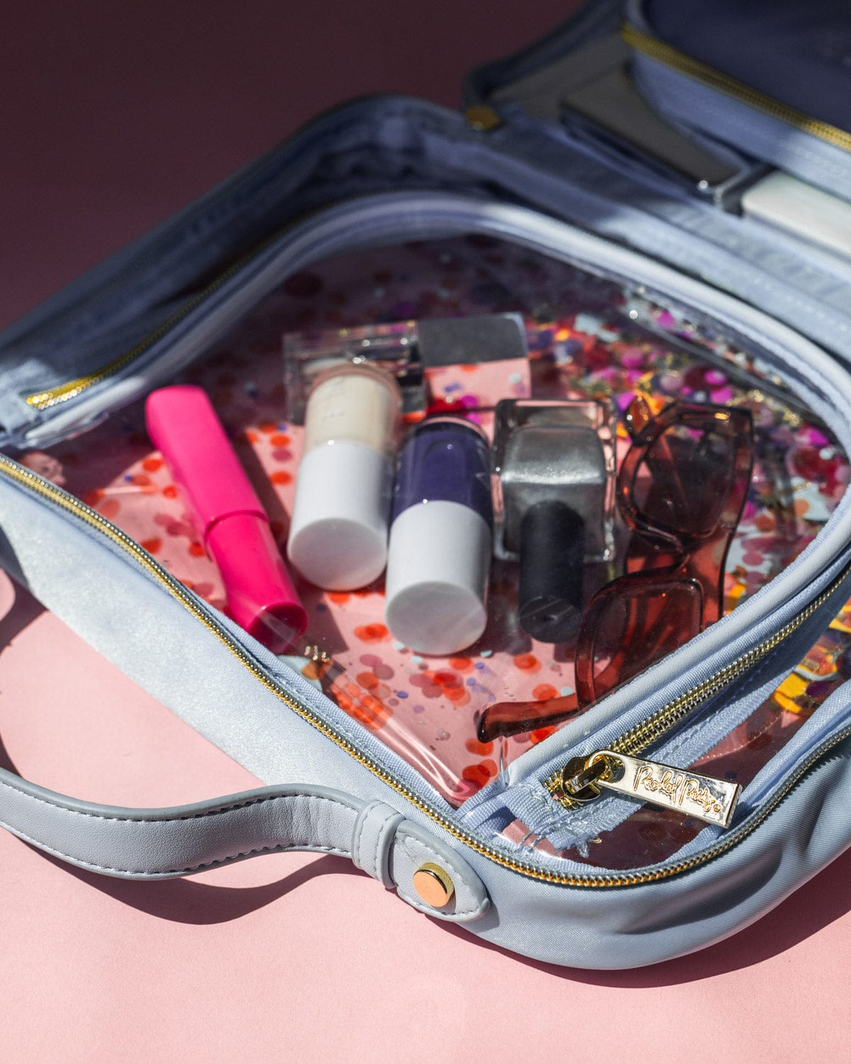 Confetti Travel Makeup And Cosmetic Bag