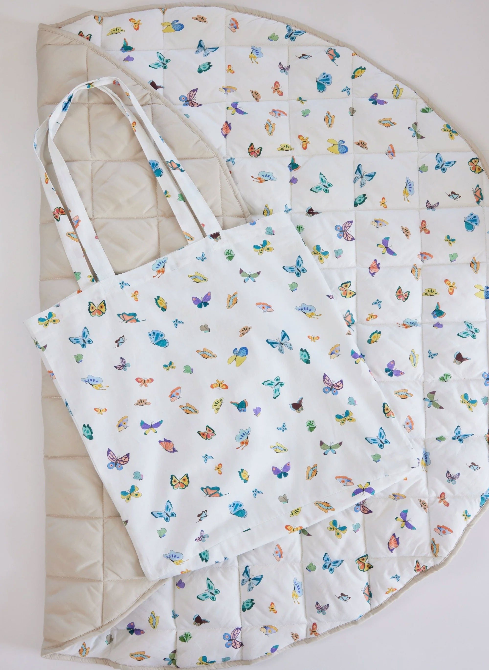 Madame Butterfly Play Mat And Tote