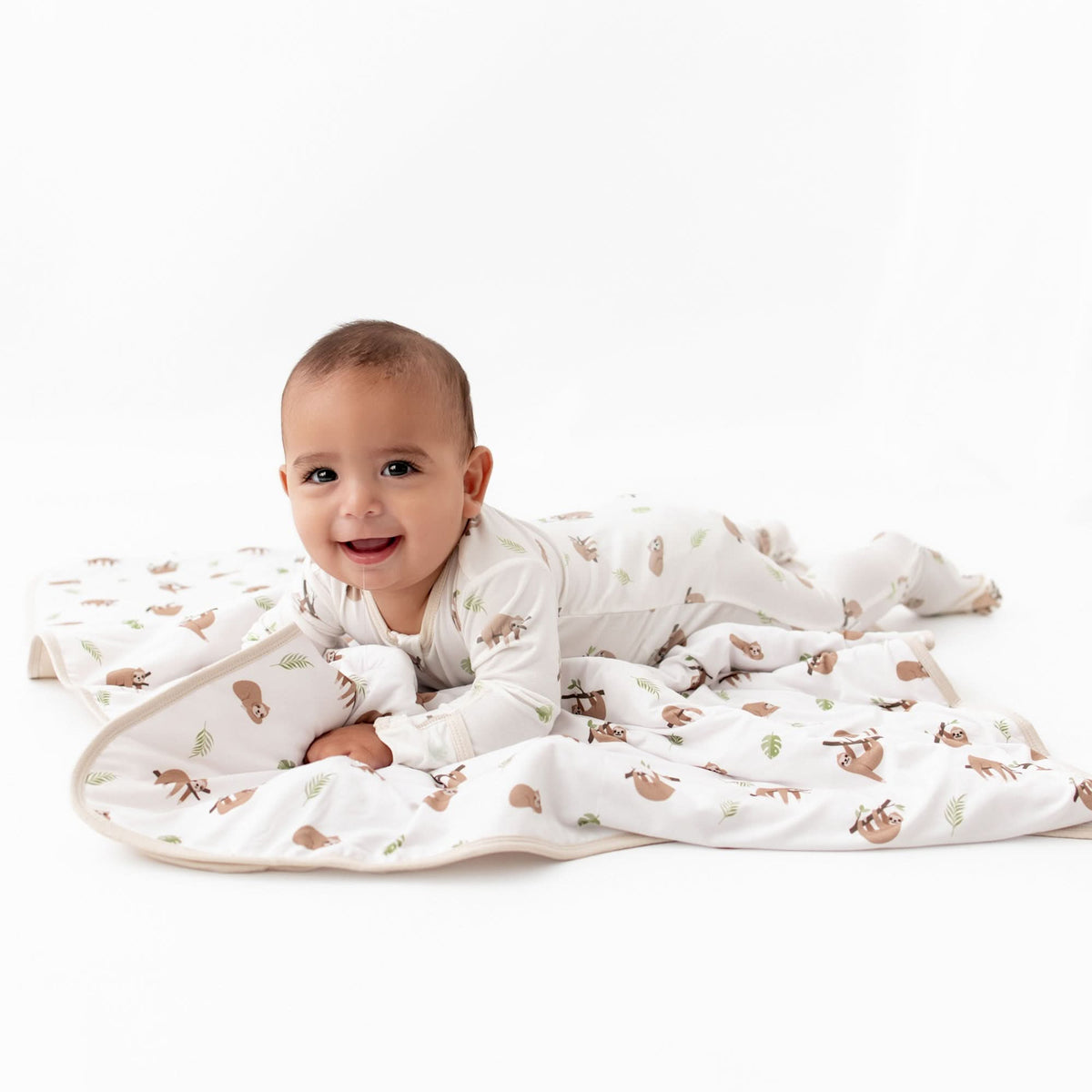 Sloth Zippered Footie