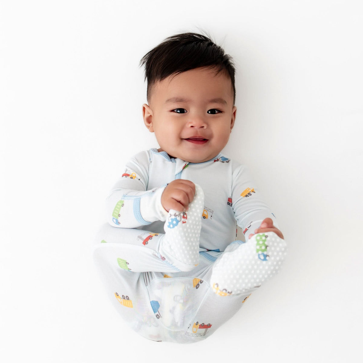 Trucks Zippered Footie