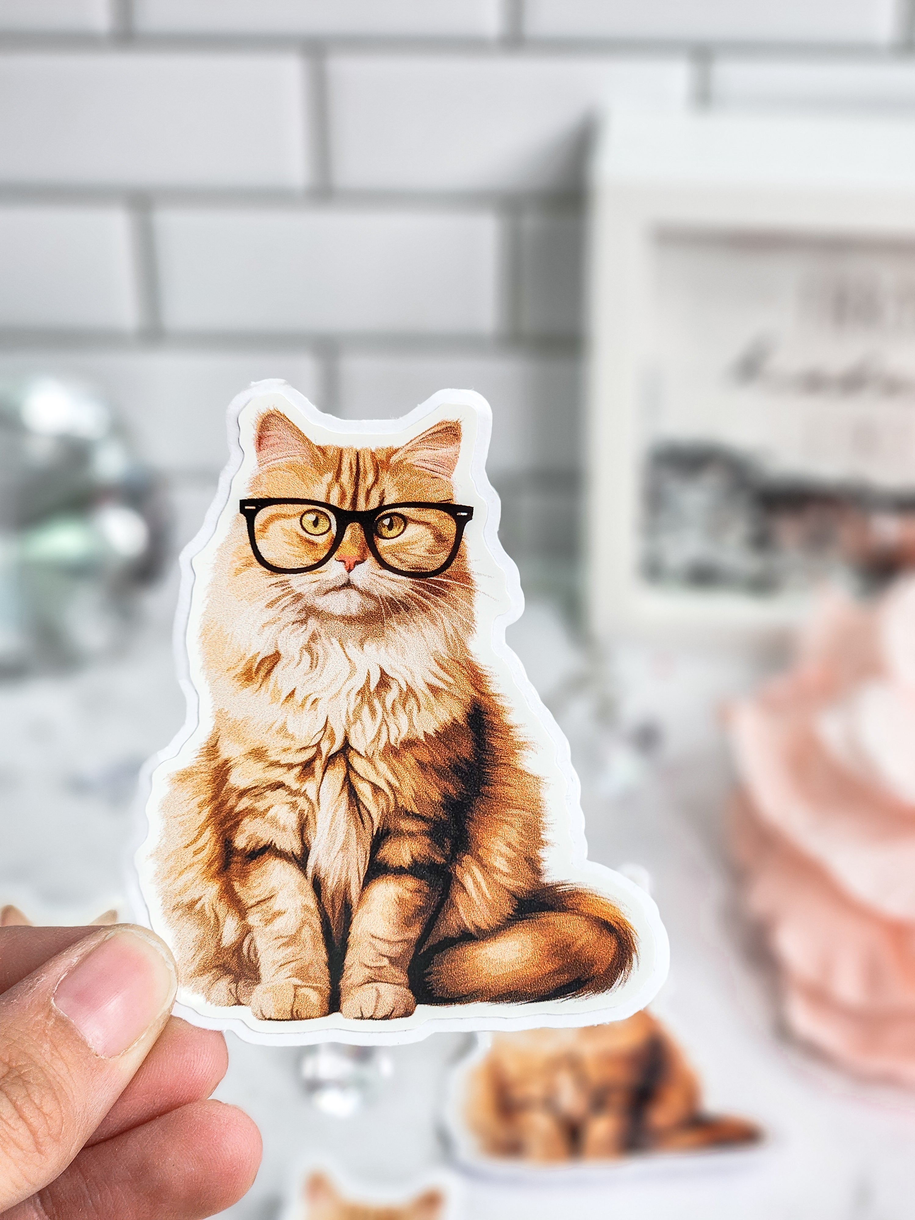 Chester Such A Smart Kitty Sticker