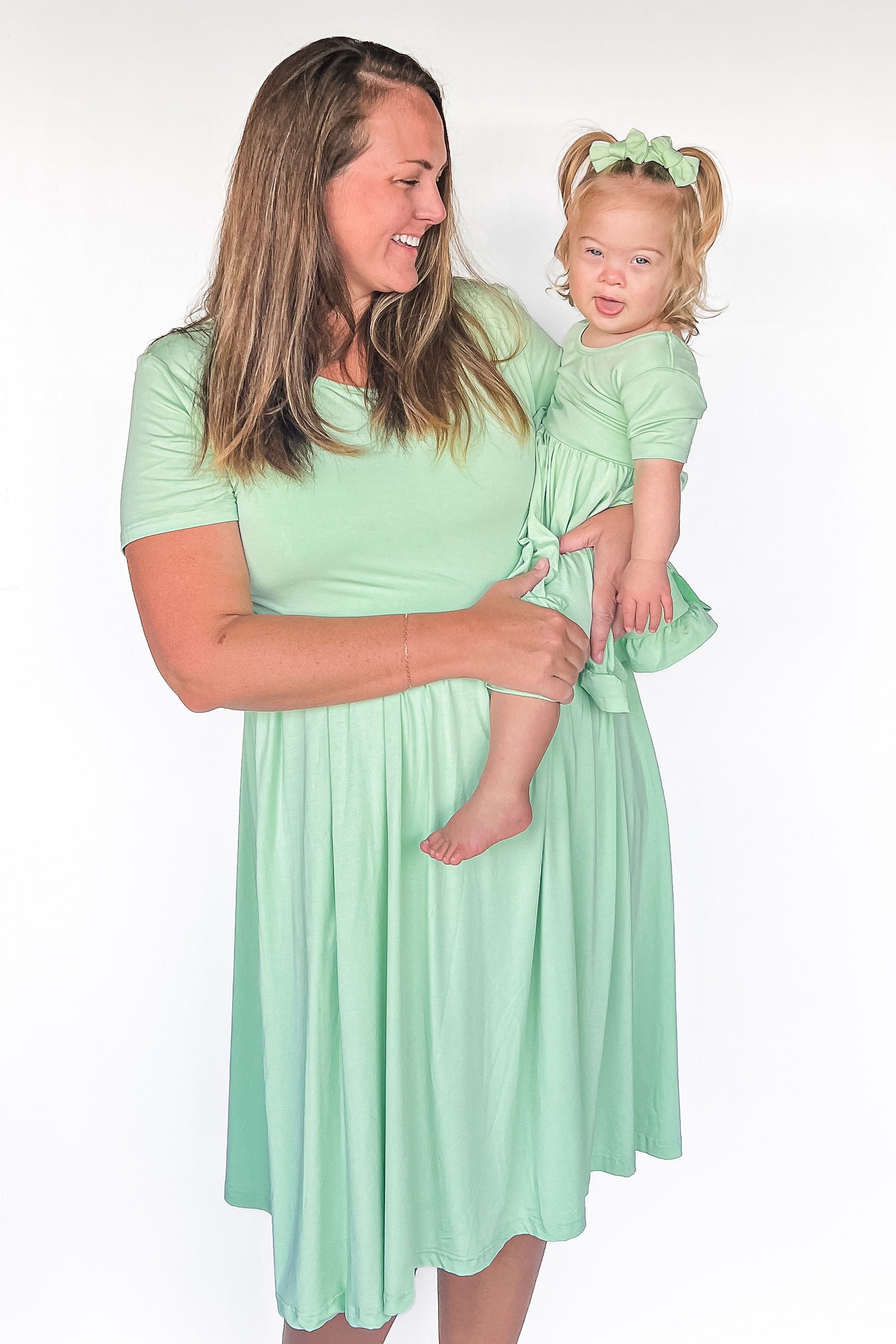 Jade | Toddler & Girls Bamboo Ruffle Twirl Dress