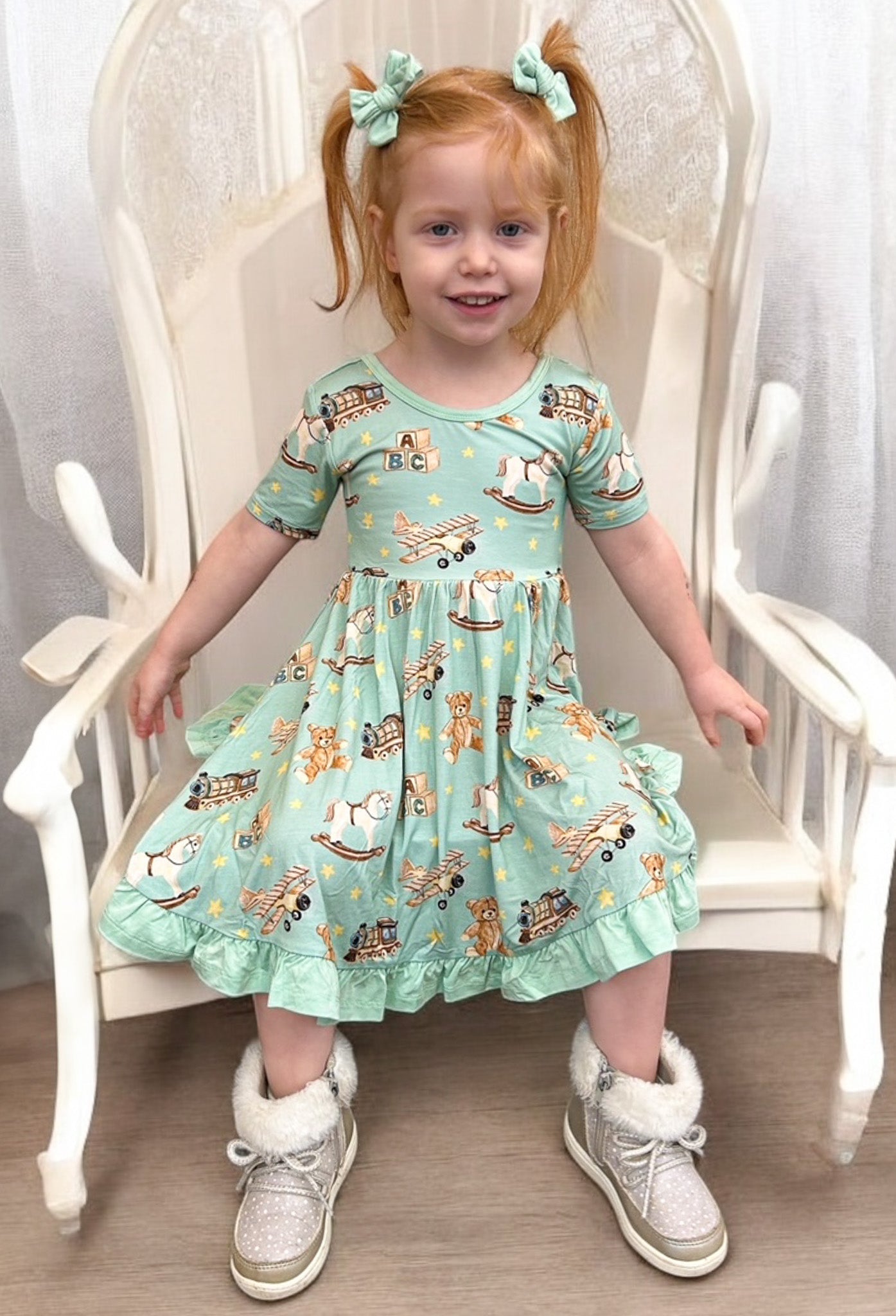 Jade | Baby Bamboo Clip On Bow Set *new Style*