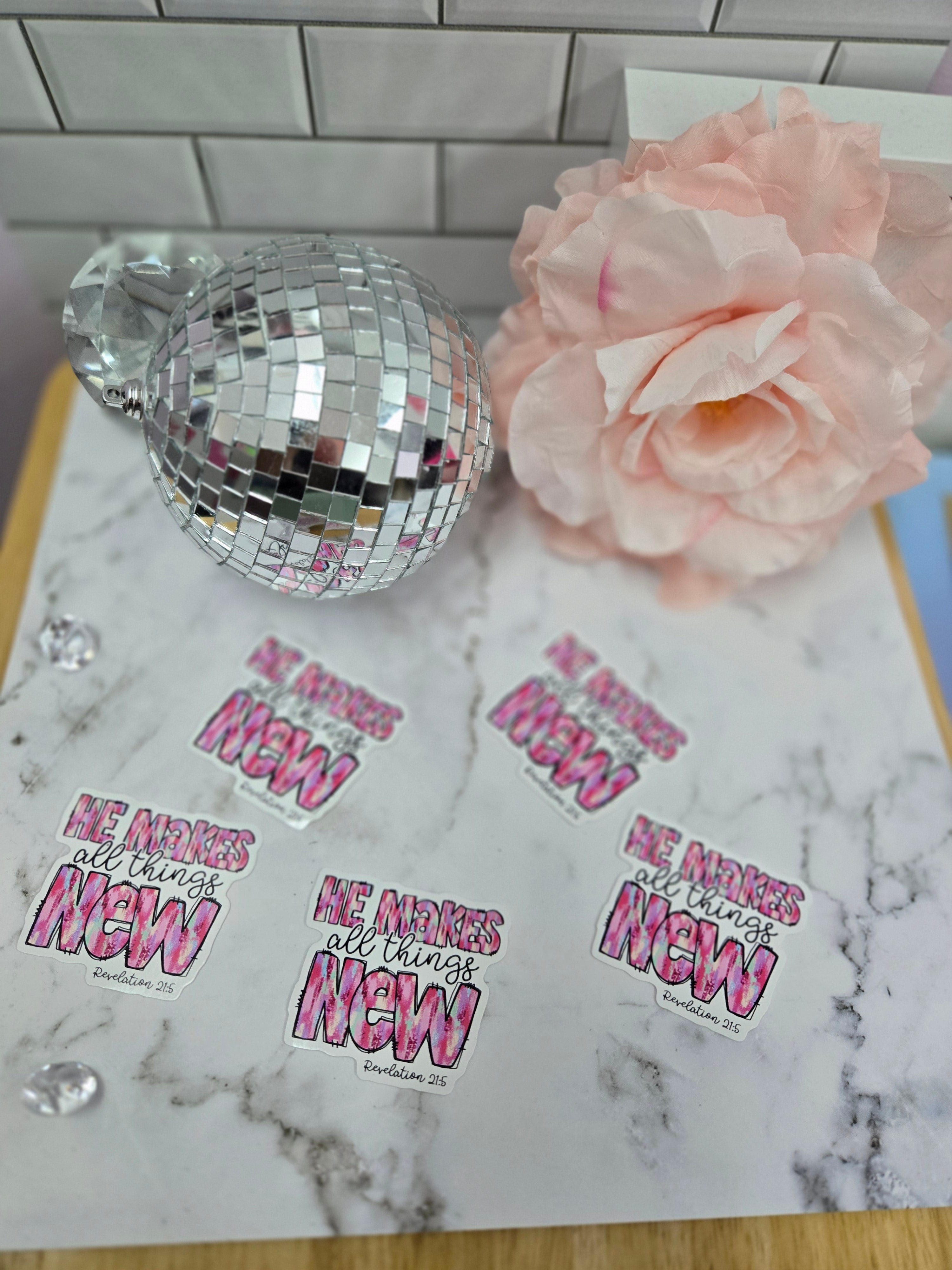 He Makes All Things New Sticker