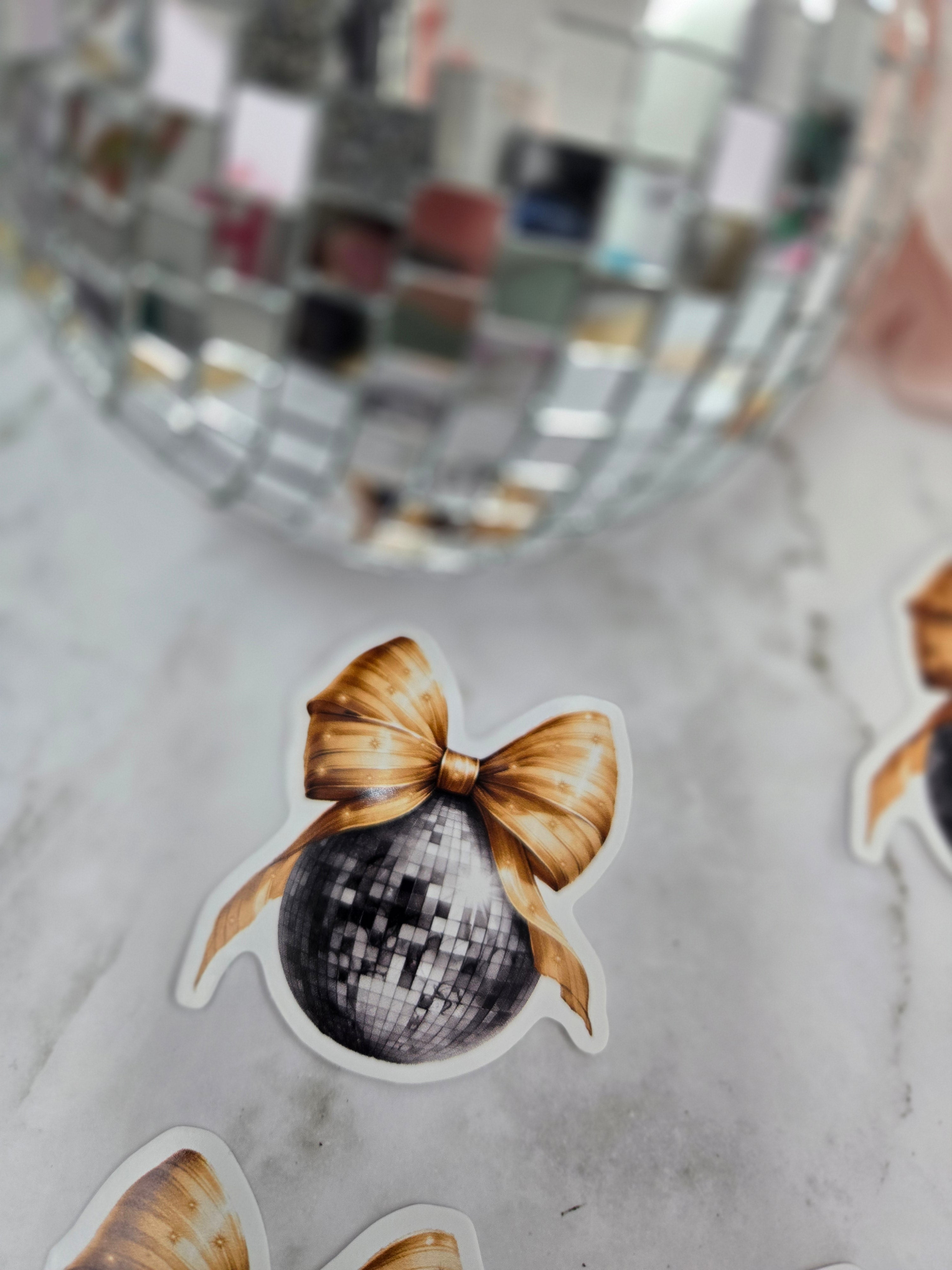 Disco Ball New Year Sticker