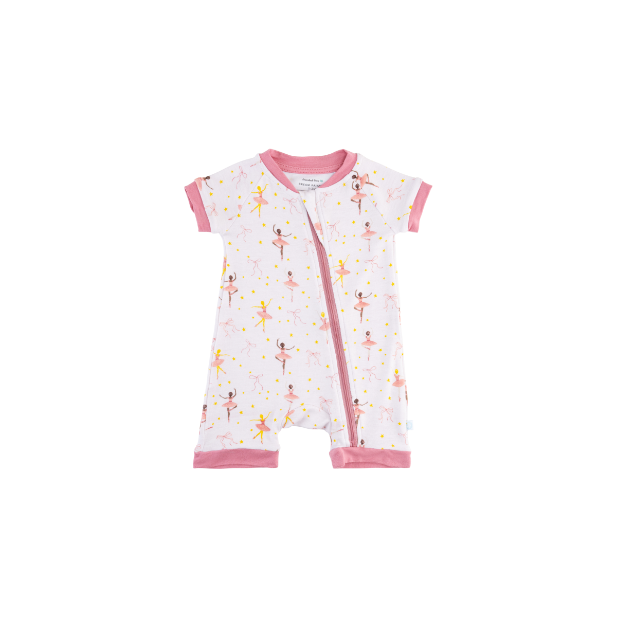 Baby Short-sleeve Bamboo Romper