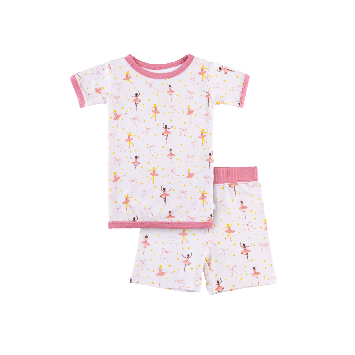 Toddler Short-sleeve Bamboo Pajamas