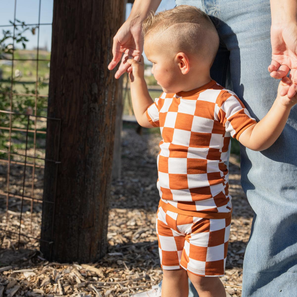 Toddler Short-sleeve Bamboo Pajamas