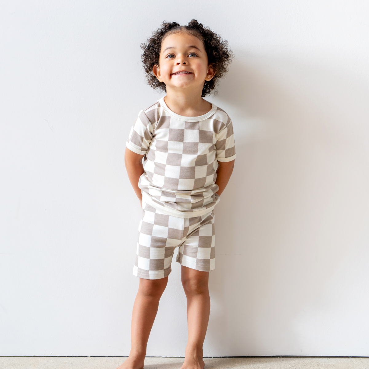 Toddler Short-sleeve Bamboo Pajamas