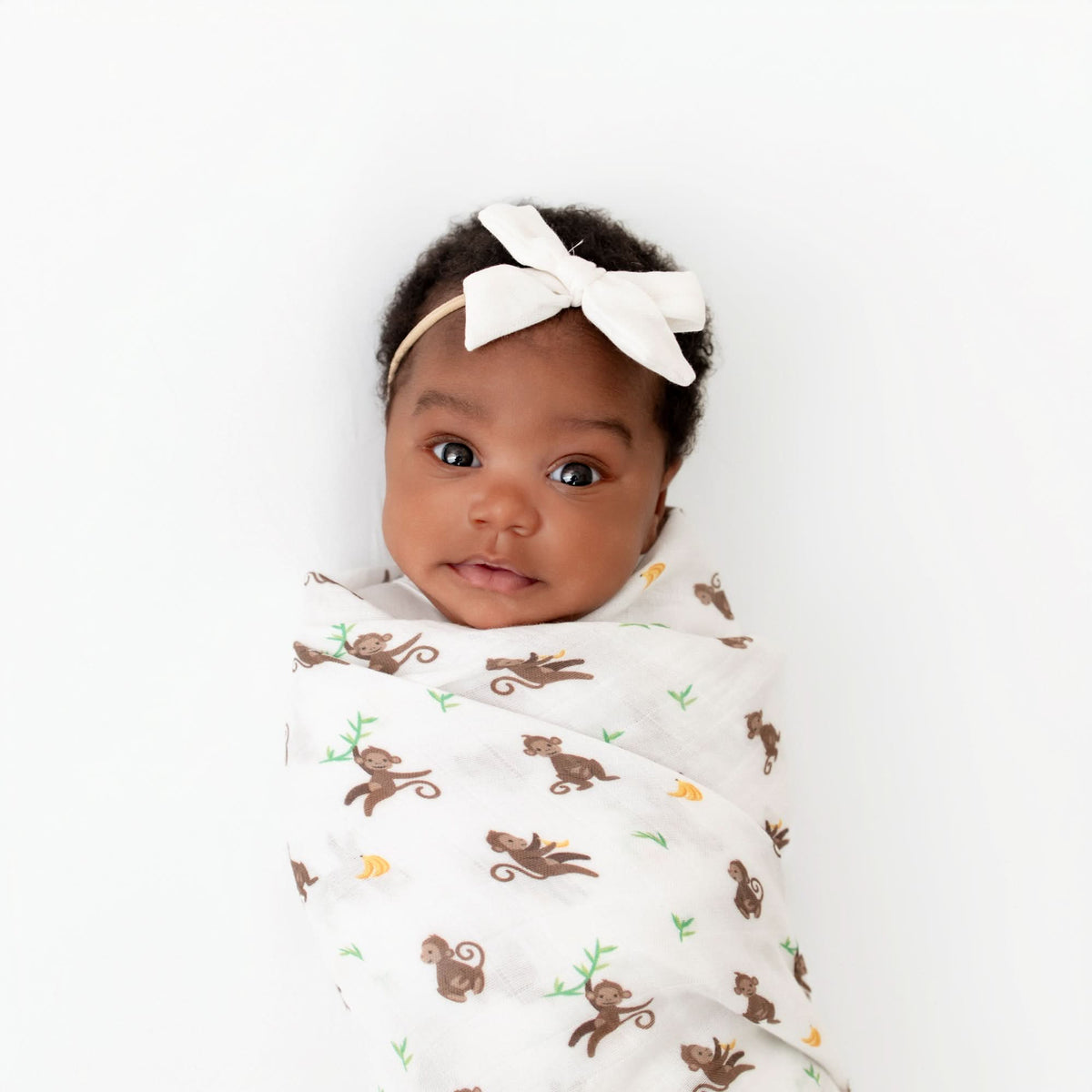 Hippo & Monkey Swaddle Set