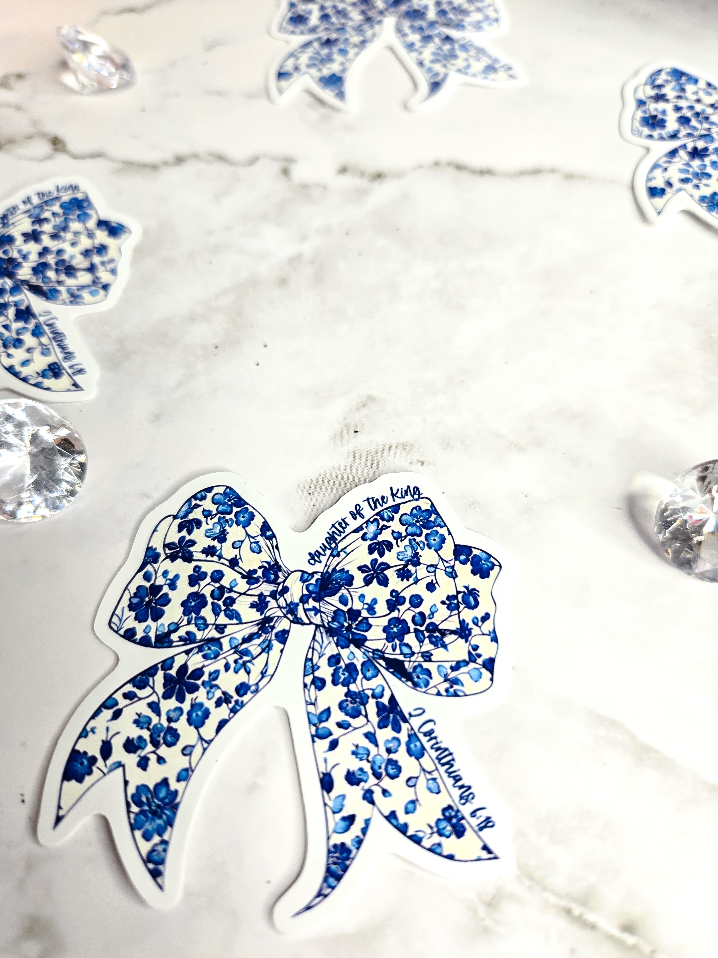 Daughter Of The King Bow Sticker