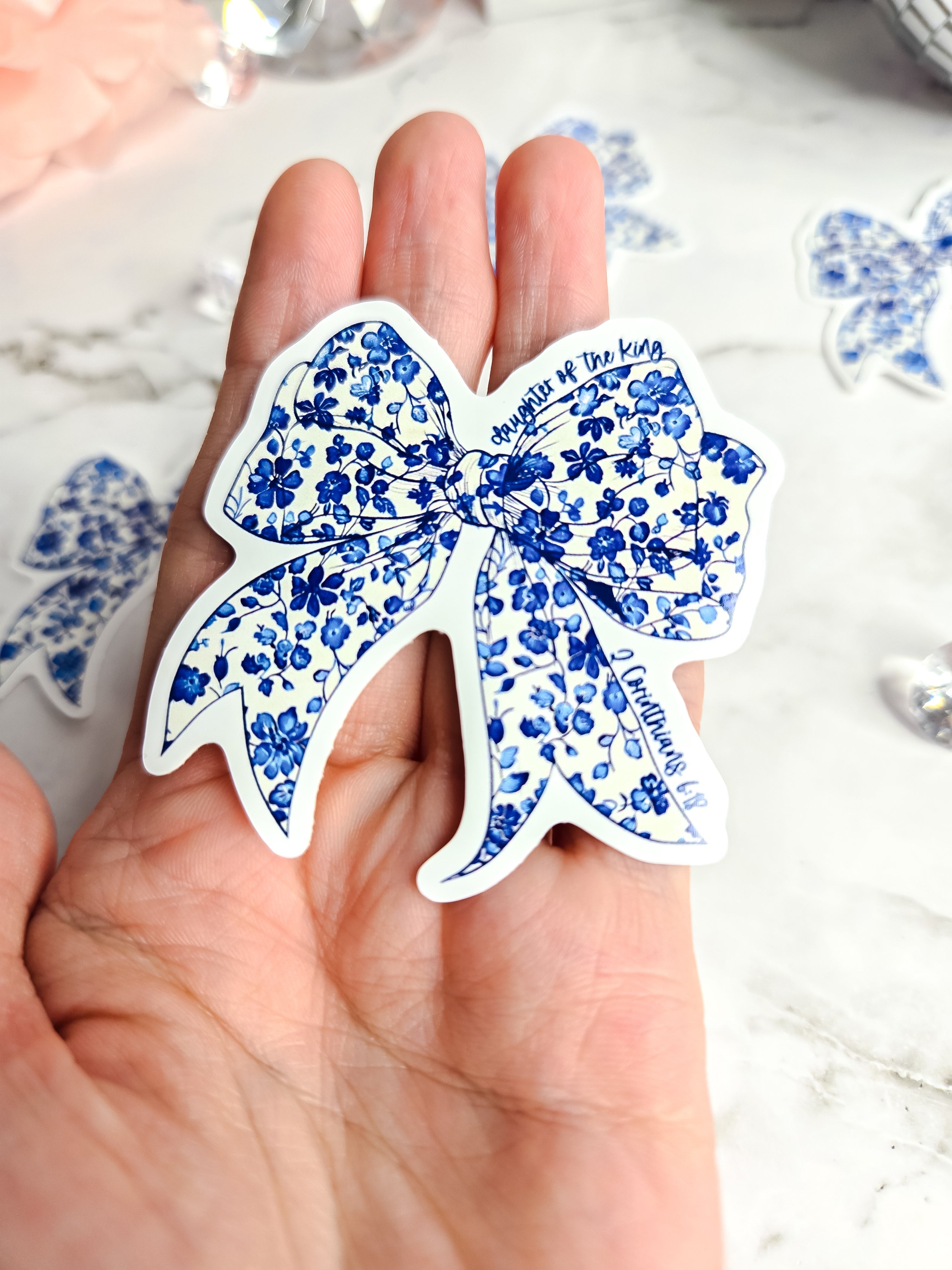 Daughter Of The King Bow Sticker