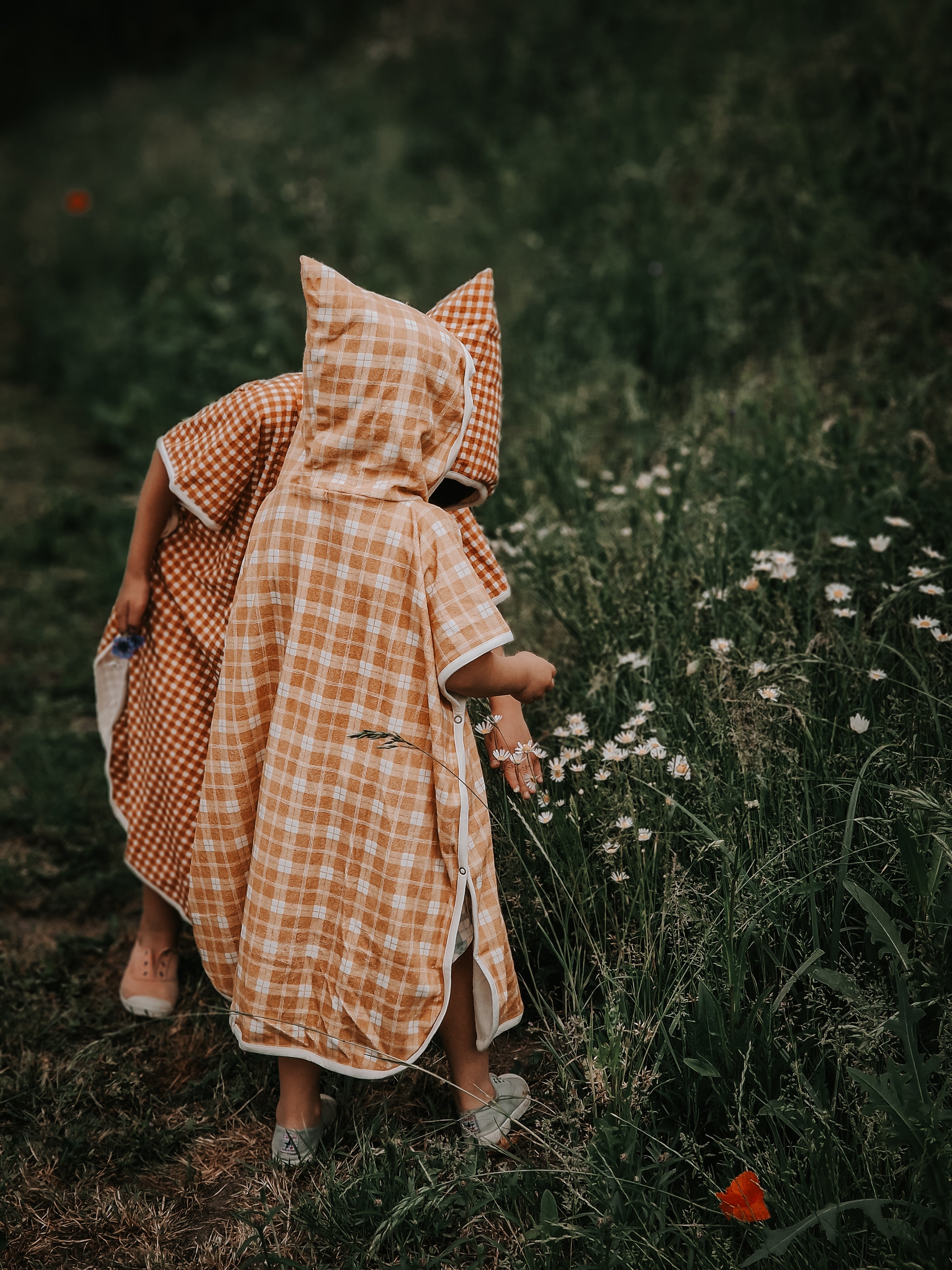 Bathing Towel Poncho | Organic Cotton - Buckwheat