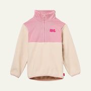 Pink Sherpa Zip Up