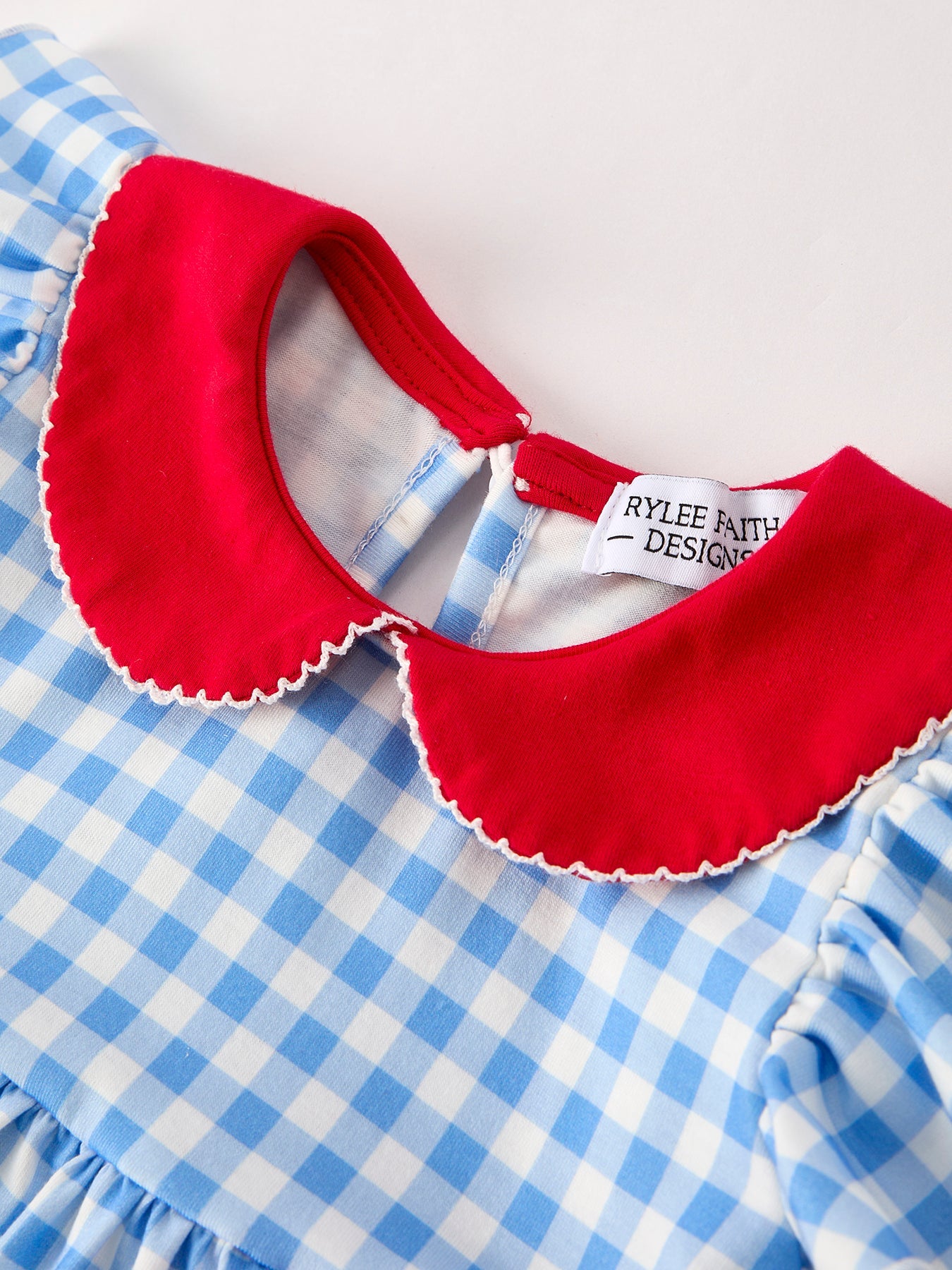 Back To School Girls Striped Lapels Bow Dress