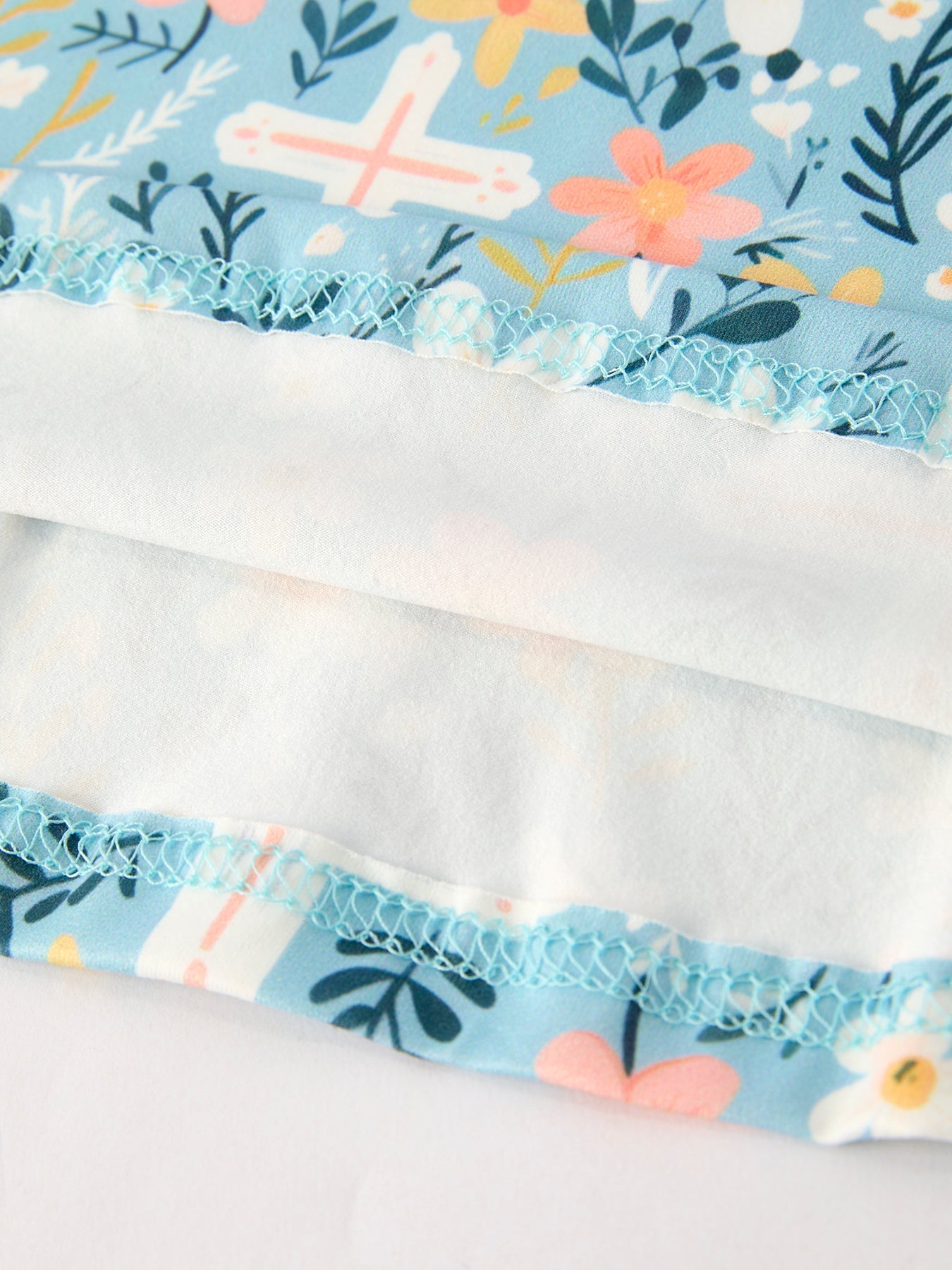 Autumn Christmas Girls Cross Floral Milk Silk Dress