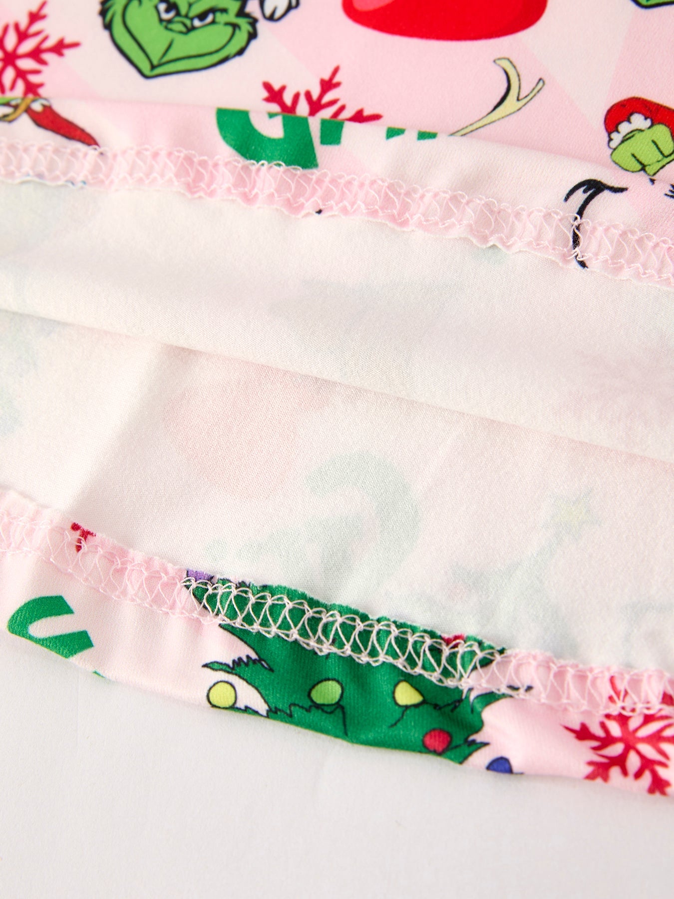 Winter Christmas Character Print Girls Dress