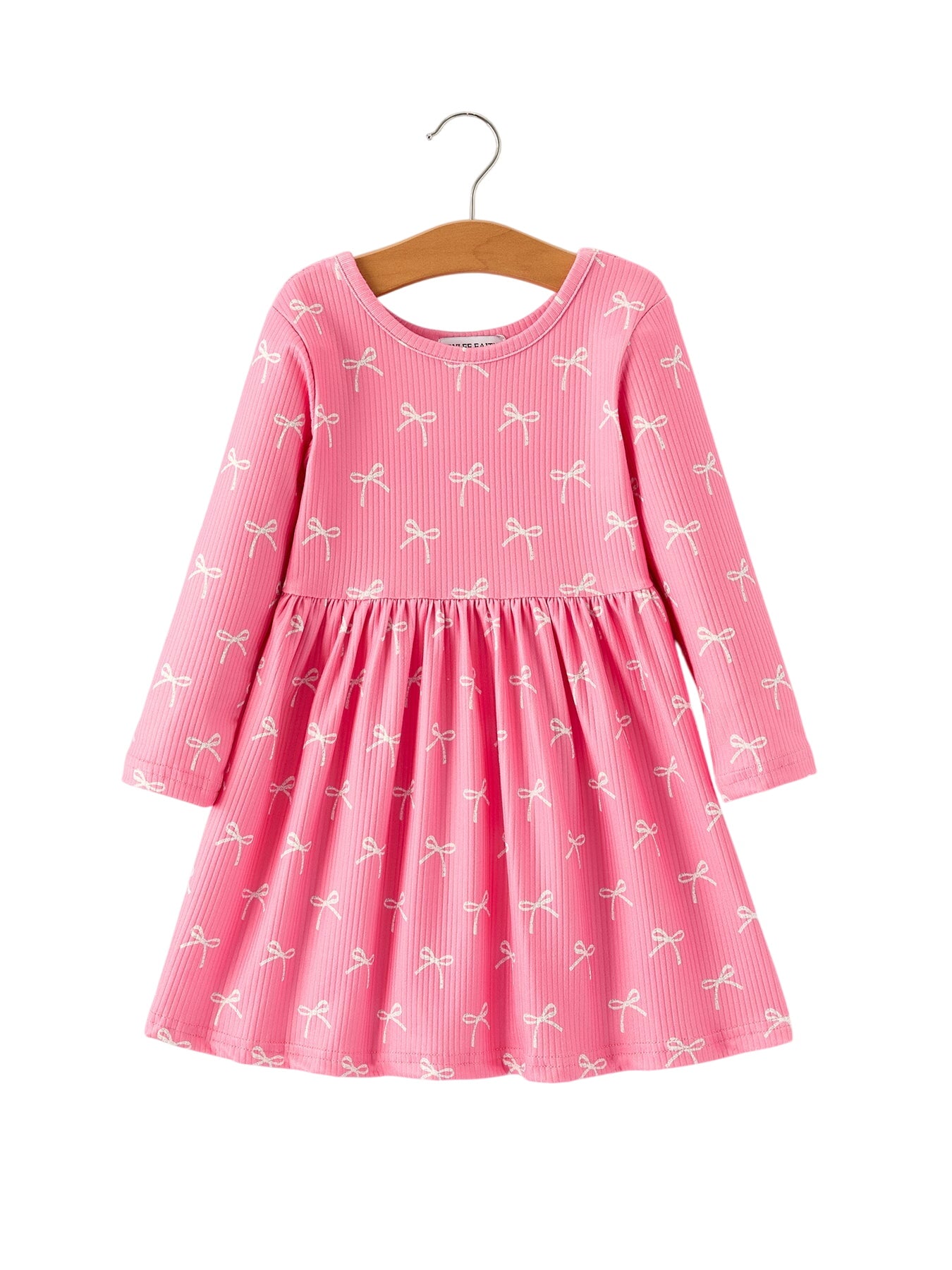 Preorder Christmas Bow Girls Dress: Festive And Adorable Design