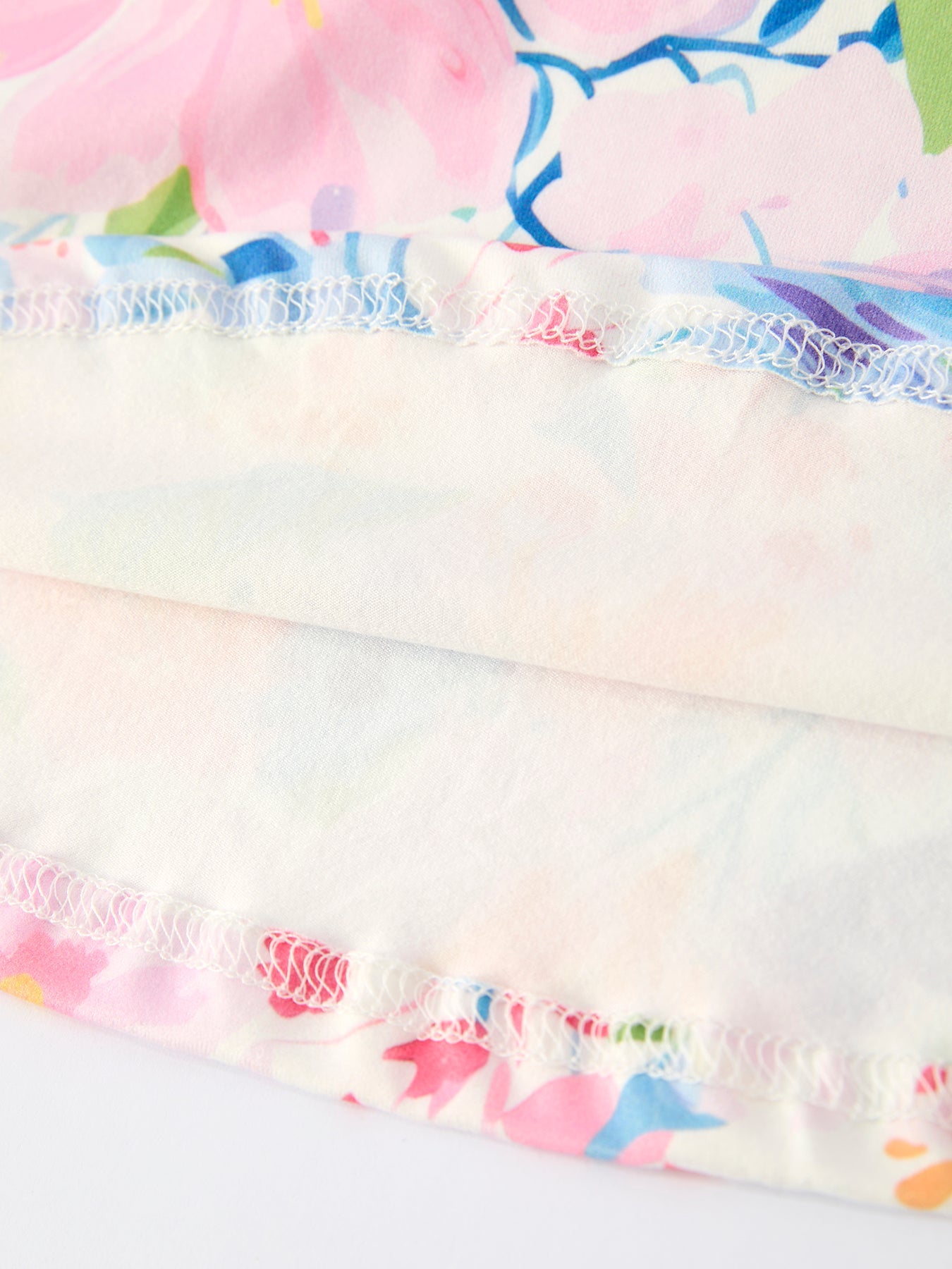 Christmas Floral Print Girl Dress With Long Sleeves