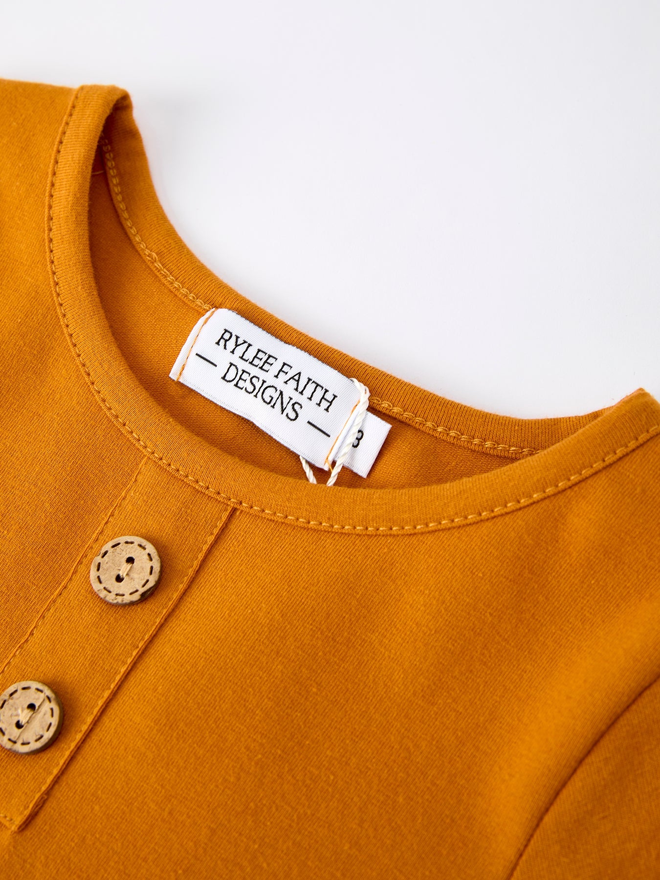 Autumn Patchwork Floral & Plaid Long Sleeve Girls Dress