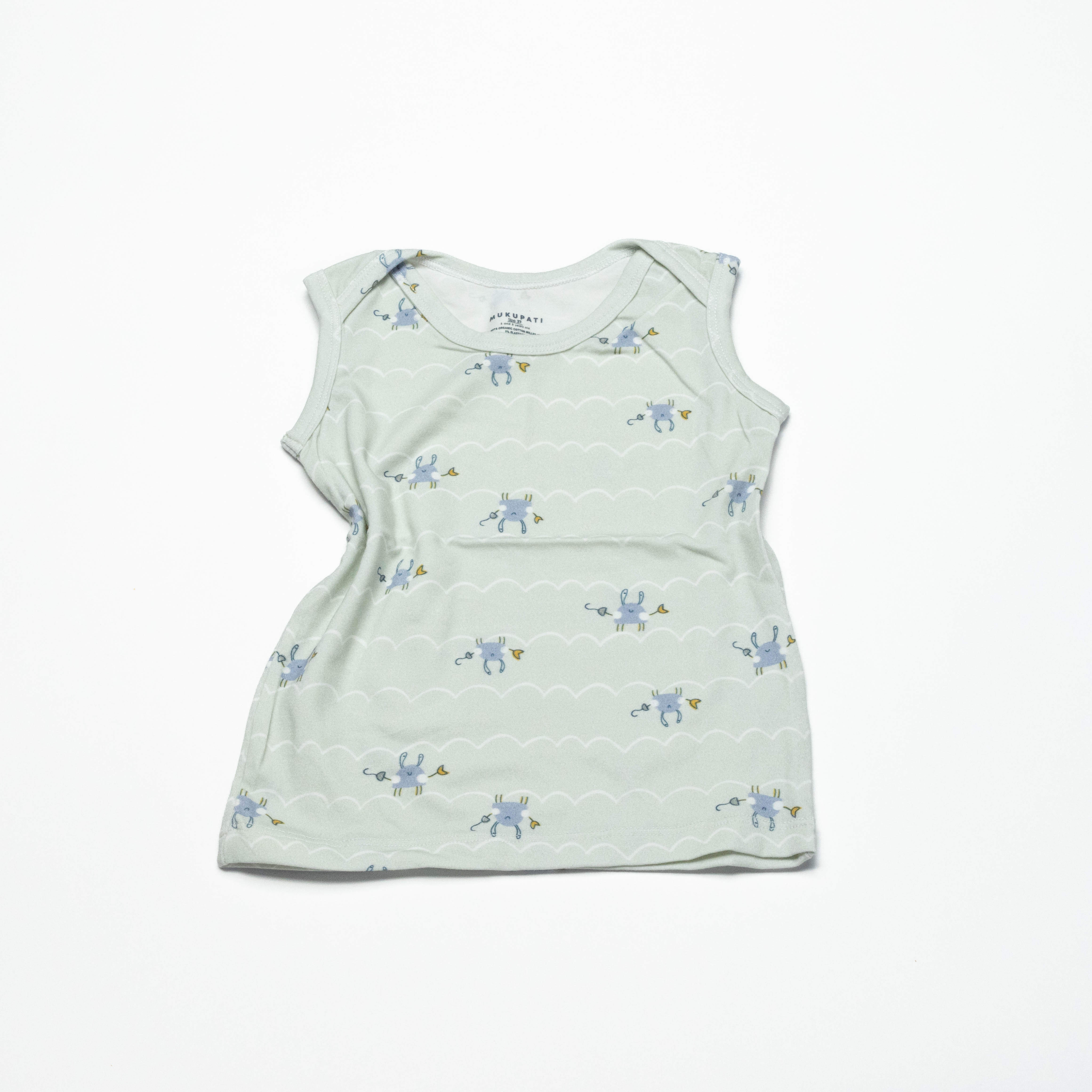 Non-toxic Organic Toddler Undershirts Top– Soft & Sustainable (size 2)