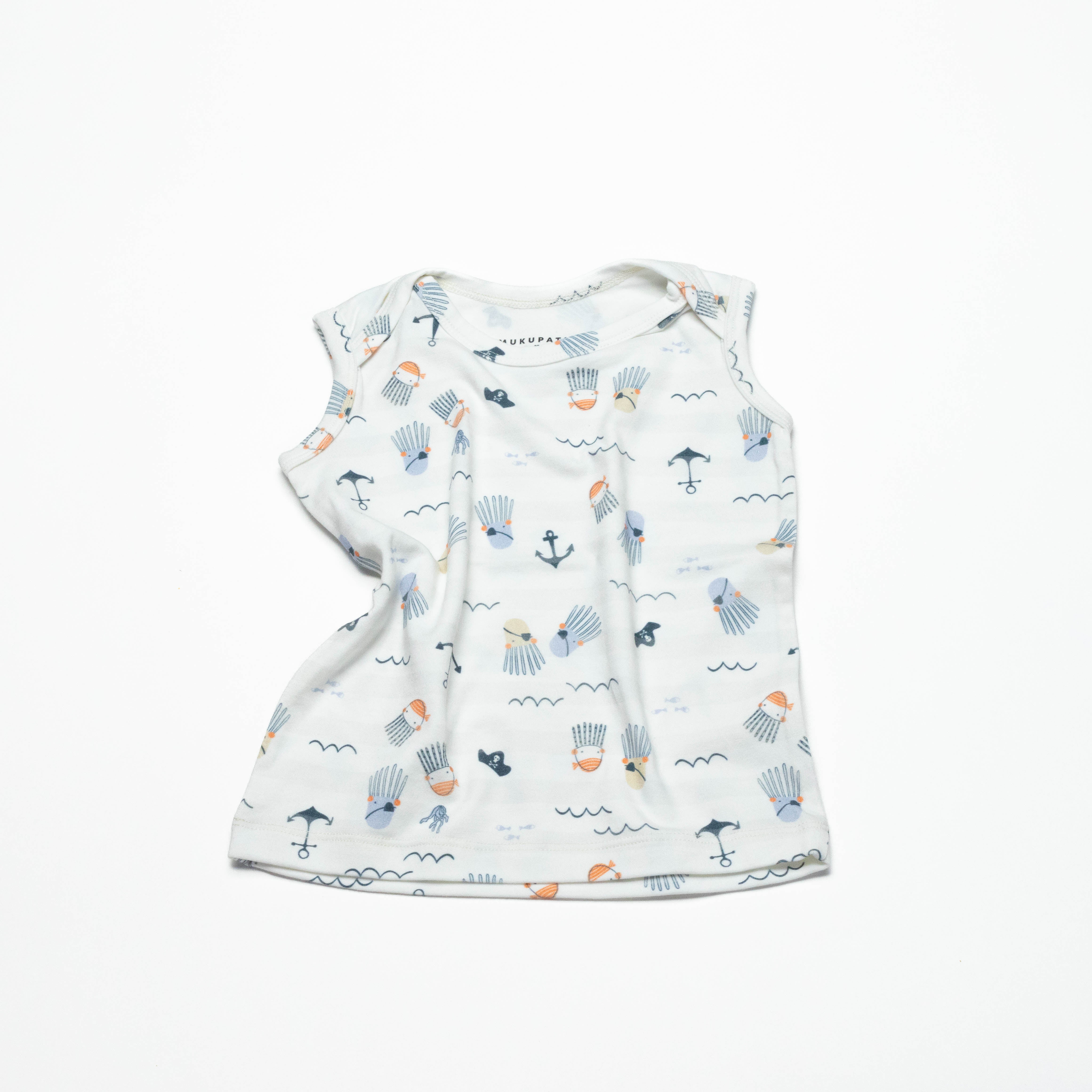 Non-toxic Organic Toddler Undershirts Top– Soft & Sustainable (size 2)