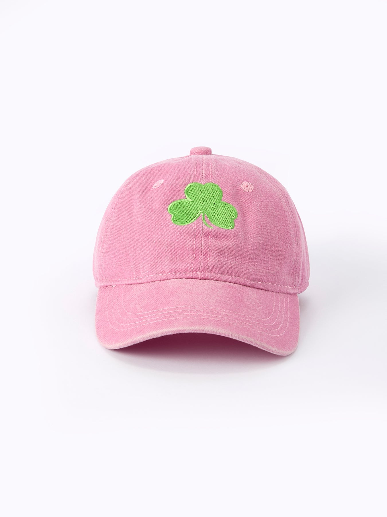 St. Patrick's Day Shamrock Applique Hat For Girls