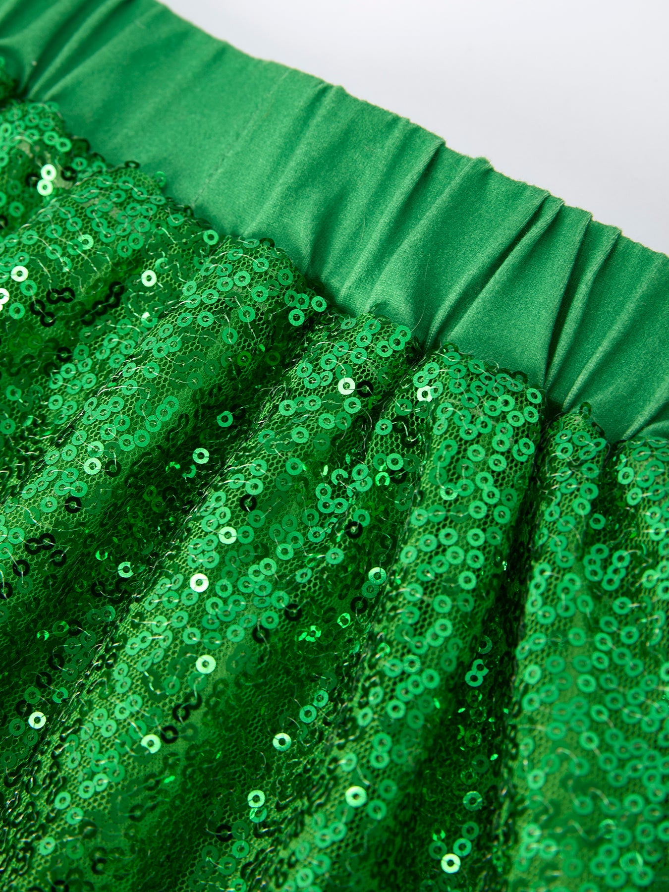 St. Patrick’s Day Stripe Top With Glitter Shamrock And Sequin Skirt Set