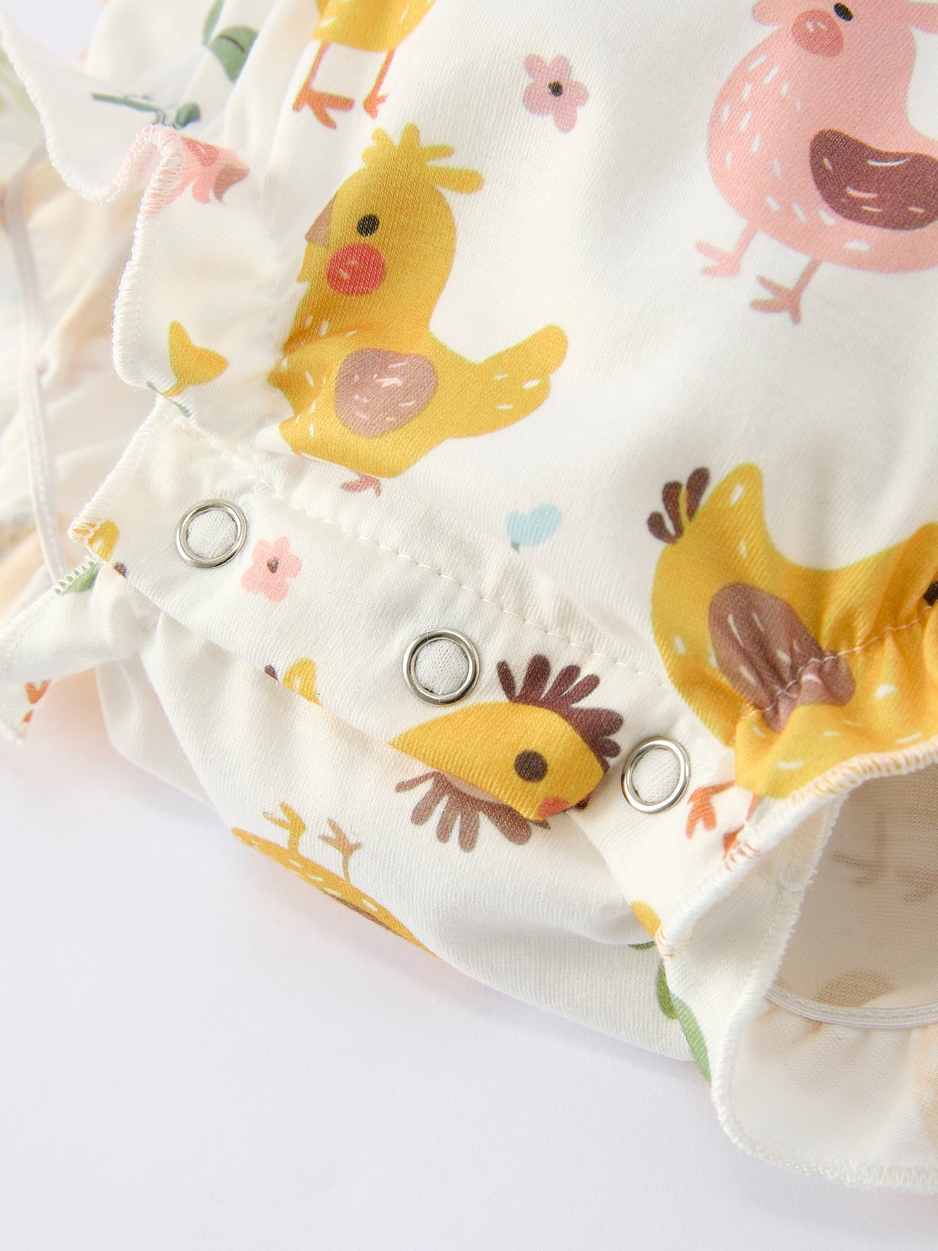 Spring Chick Scallop Short-sleeve Girl Dress