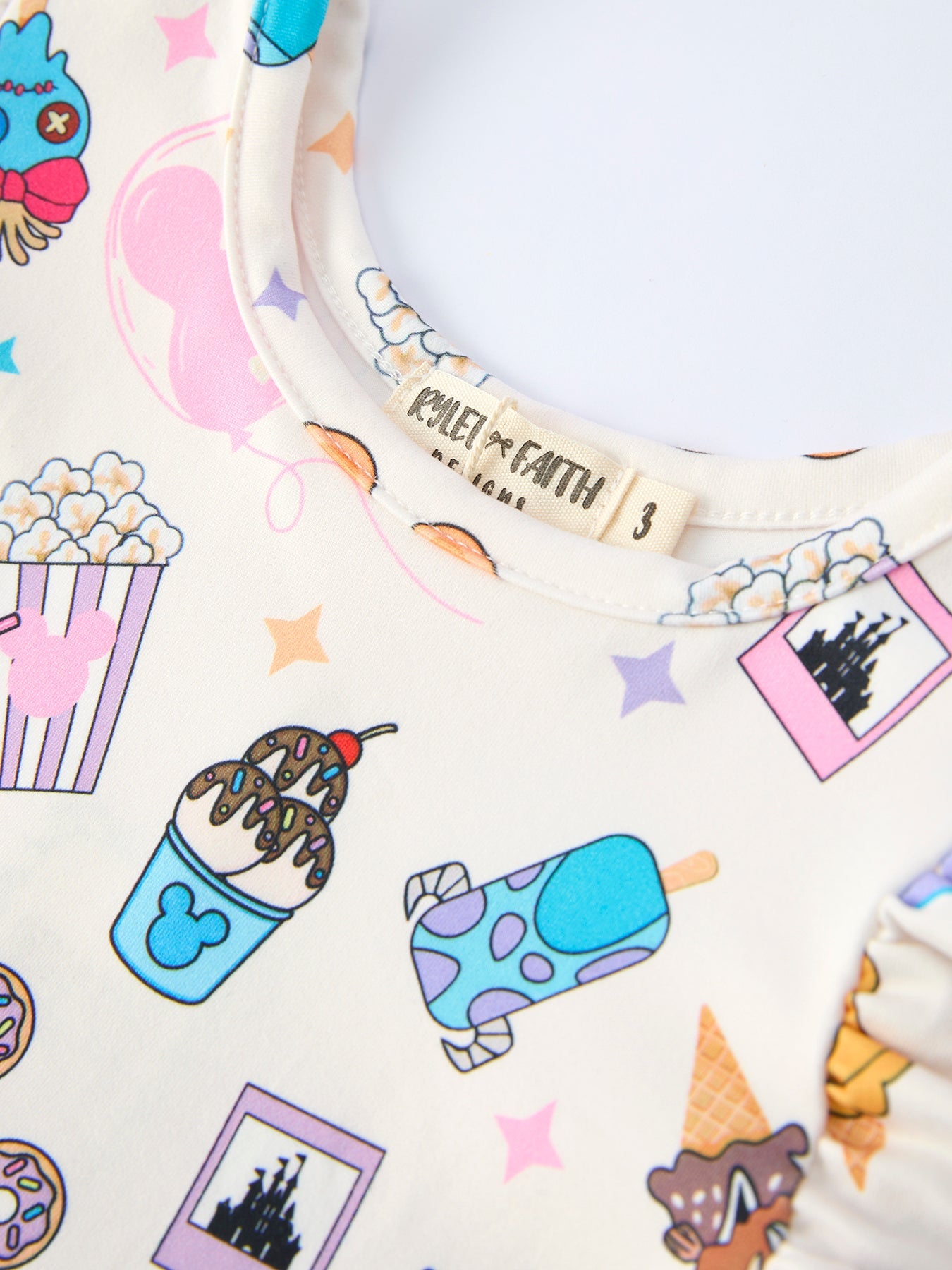 Easter Ice Cream Characters Girls Dress