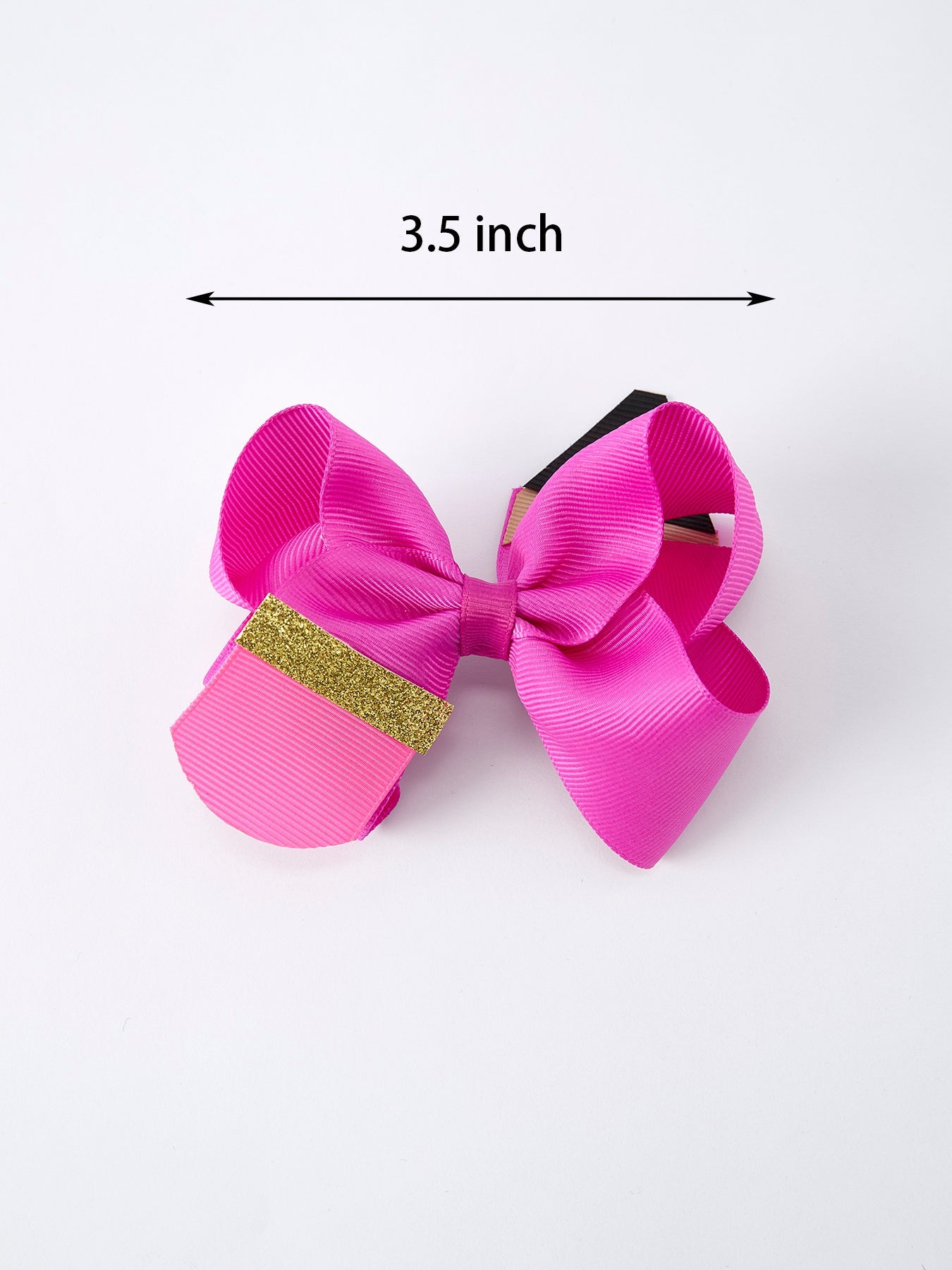 Back-to-school Pencil Bow Girls Hair Clips 3.5 Inches