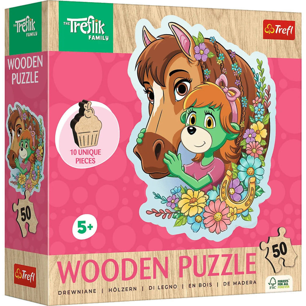 Wood Craft 50 Piece Wooden Puzzle - Happy ik Family