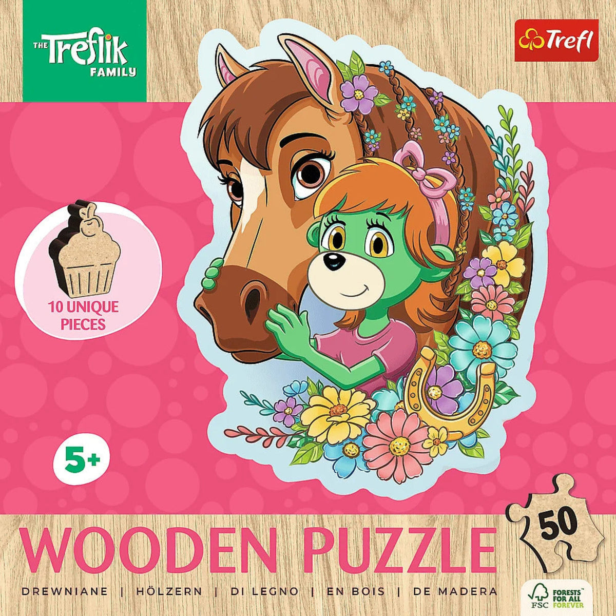 Wood Craft 50 Piece Wooden Puzzle - Happy ik Family