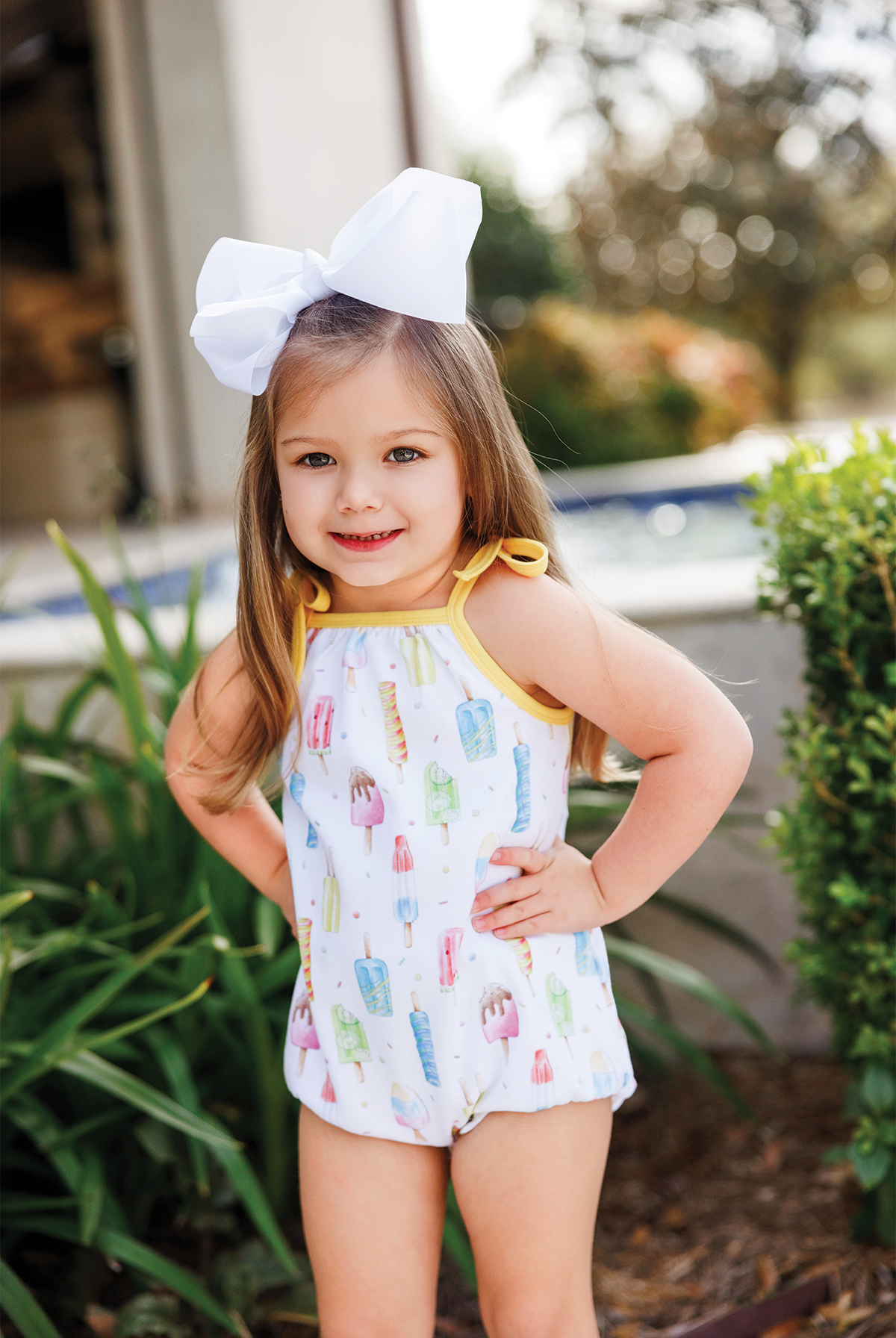 Let's Chill Organic Cotton Shoulder-tie Onesie