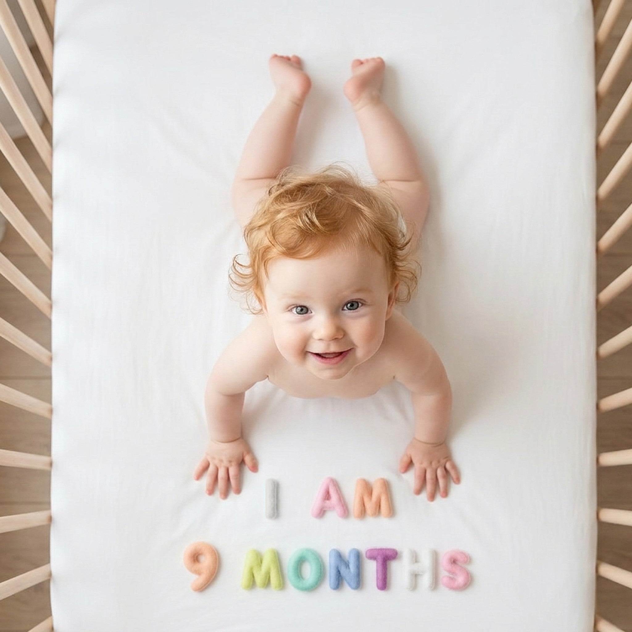 Milestone Felt Numbers In Pastel
