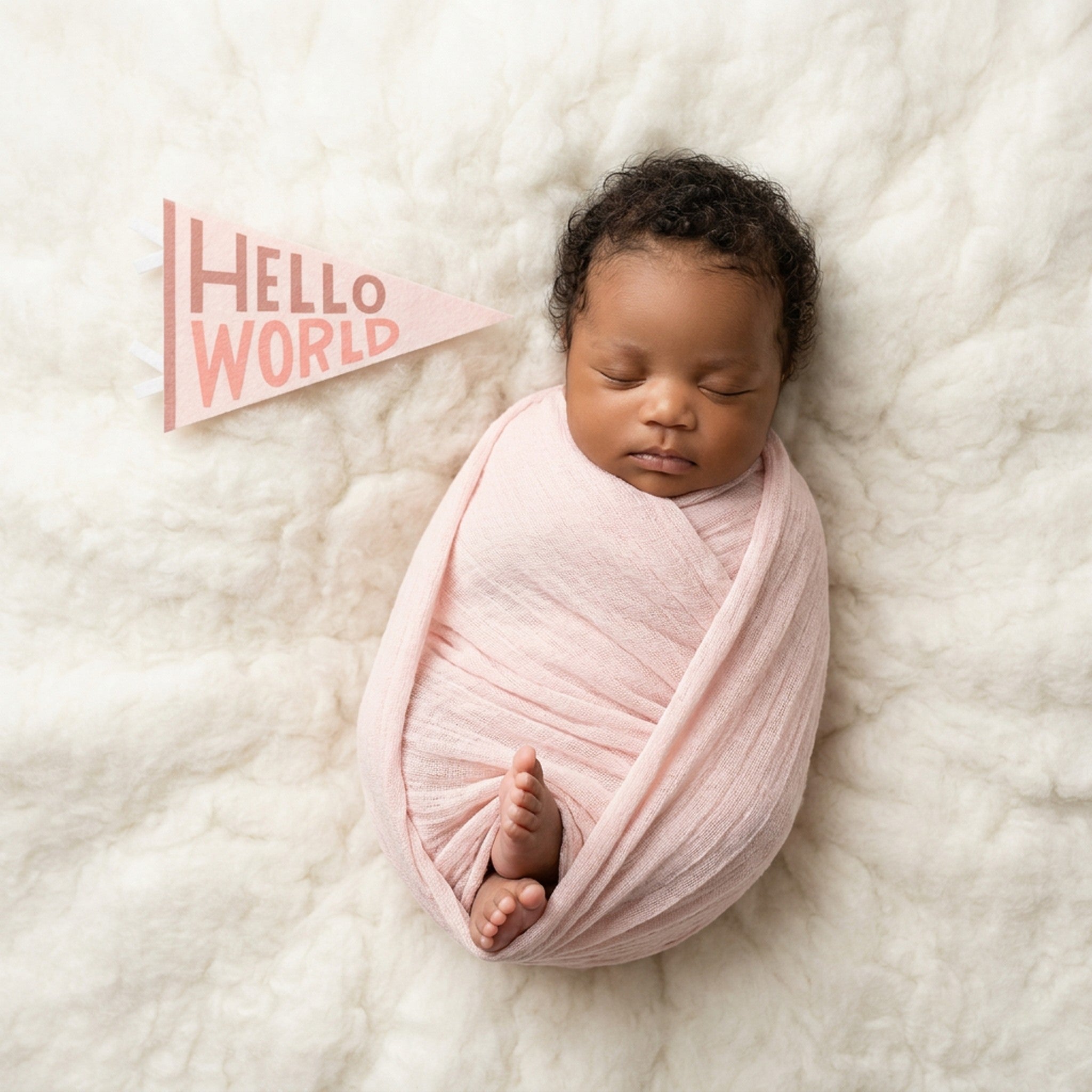 Blushing Meadow Petit Milestone Pennant