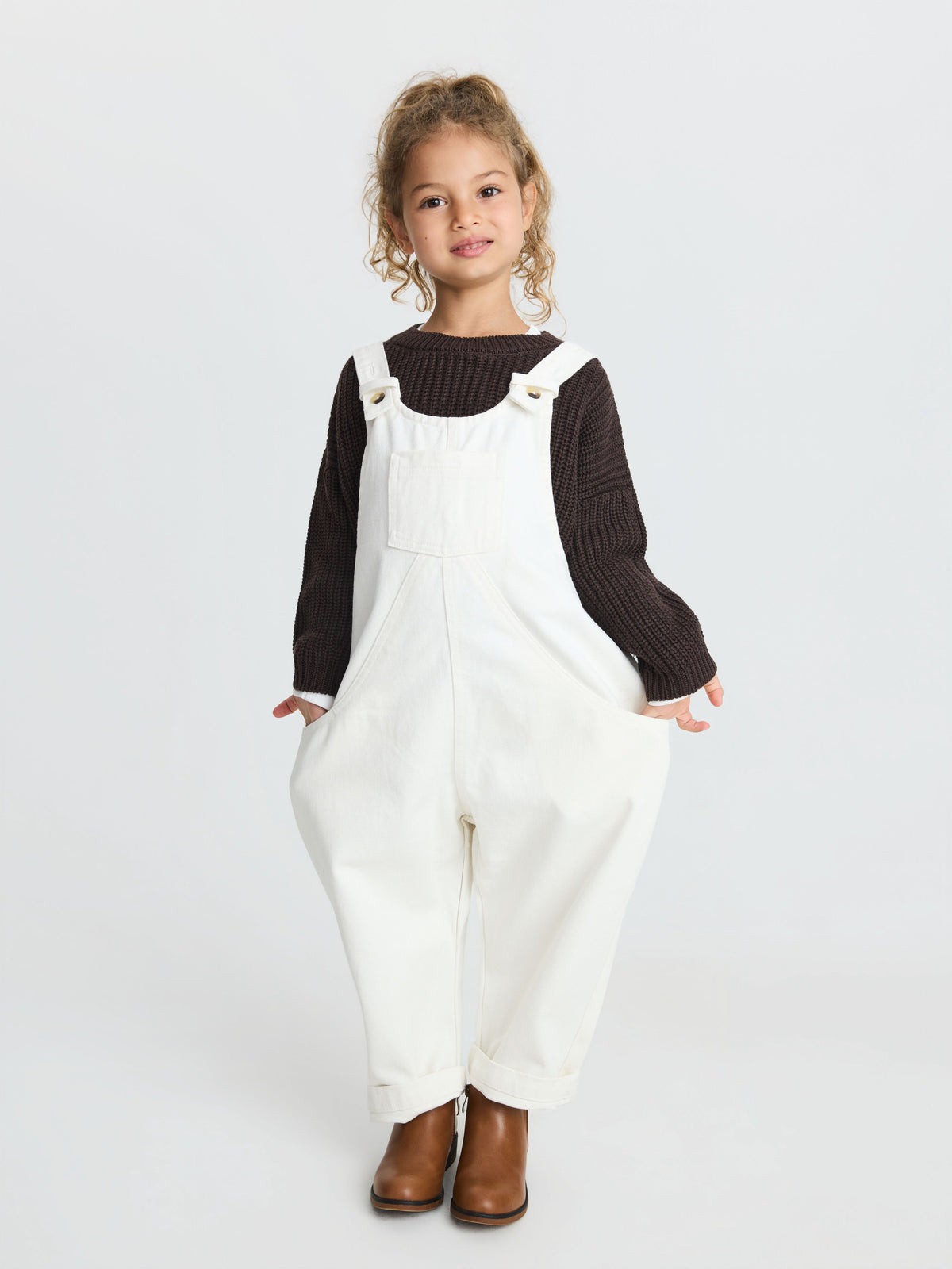 The Oversized Denim Dungaree
