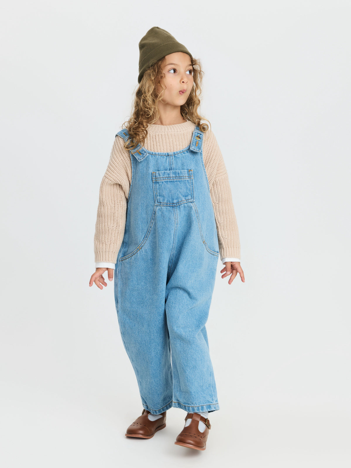 The Oversized Denim Dungaree