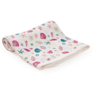Bamboo Blend 2-ply Receiving Blanket - Seaside Treasures