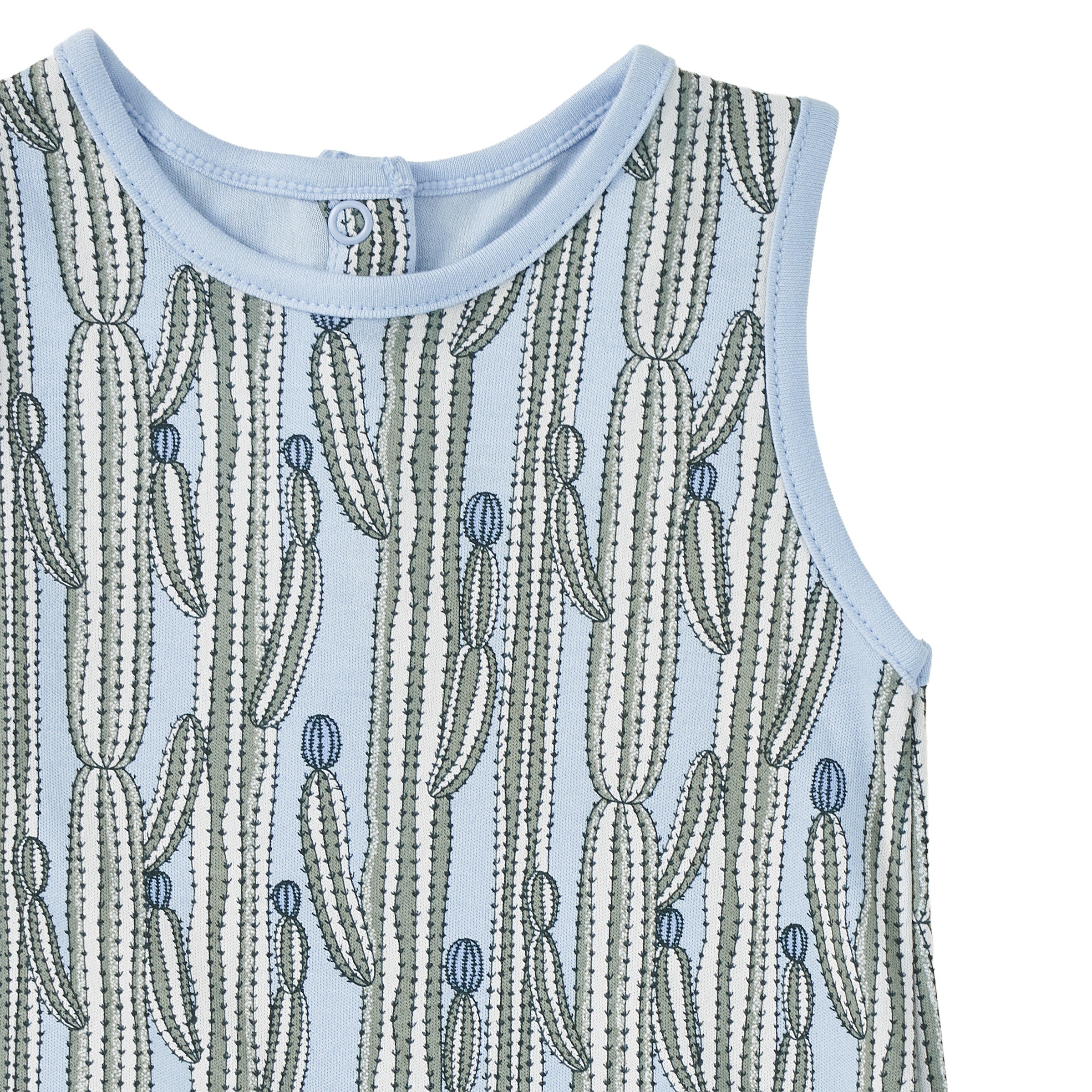 Bamboo Blend Sleeveless Coverall Romper – Blooming Saguaro