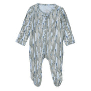 Bamboo Blend Zip Footie - Blooming Saguaro