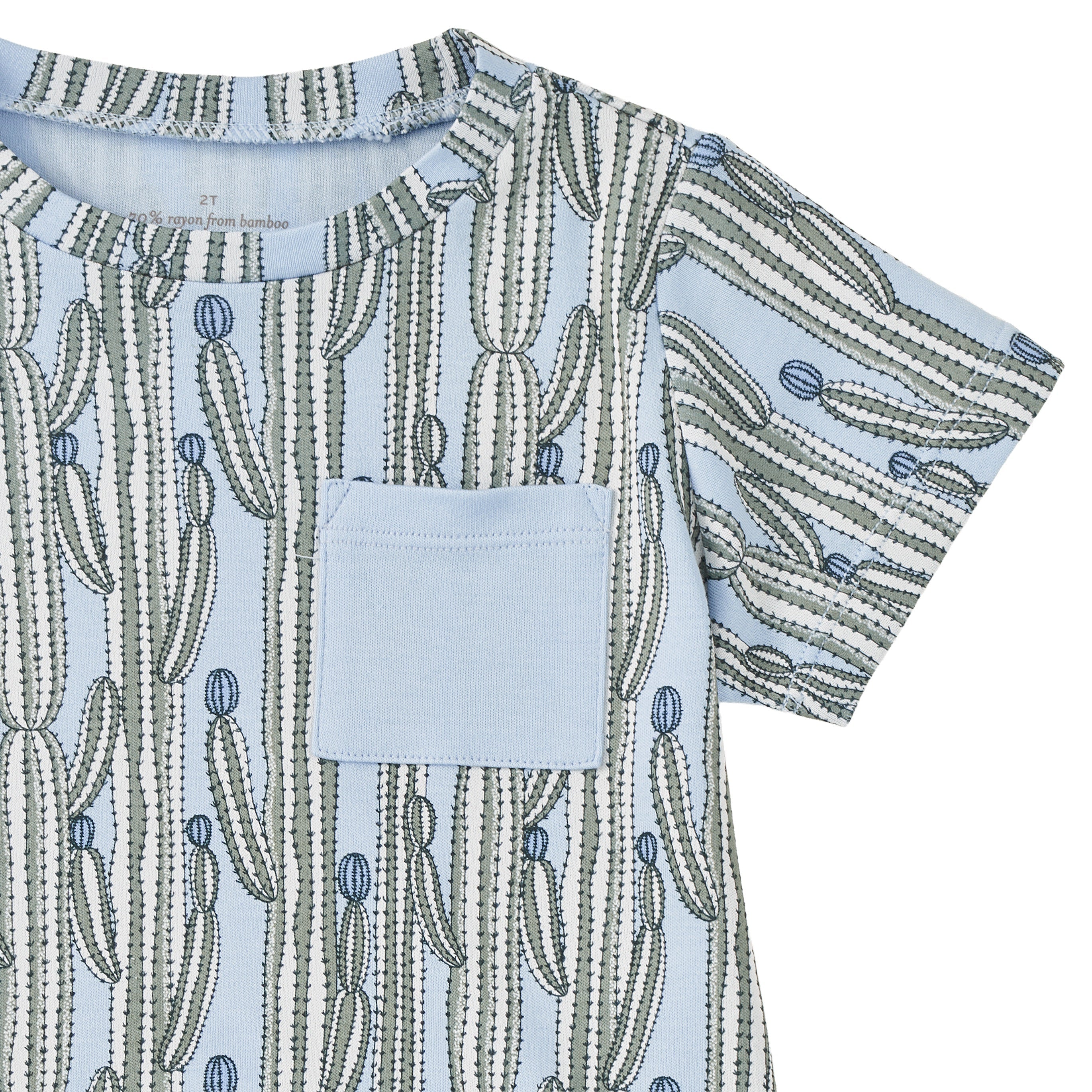 Bamboo Blend Short Sleeve Pocket Tee – Blooming Saguaro